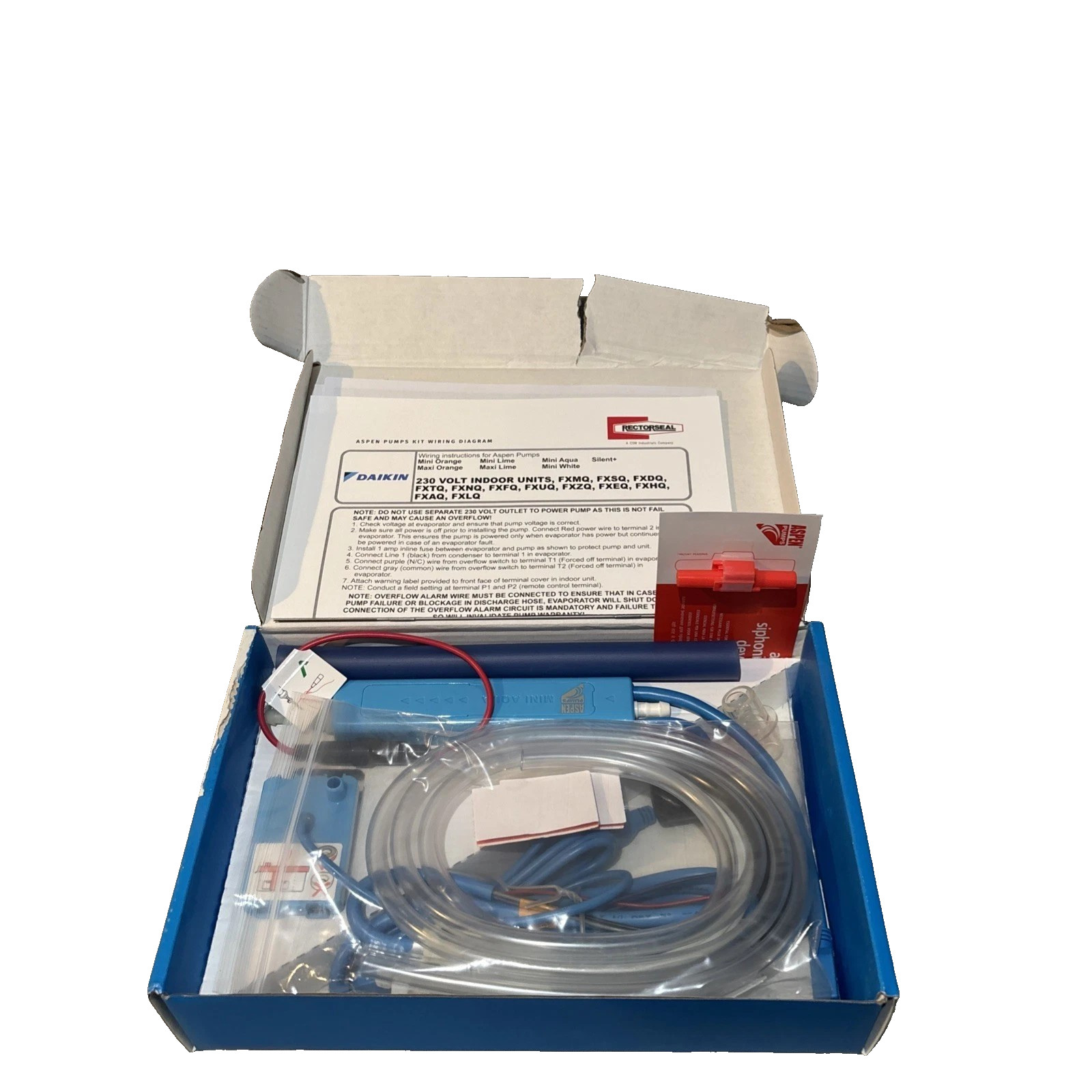 Daikin Aspen 83829 Mini Aqua Pump Kit DACA-CP1-1 Condensate Water Pump