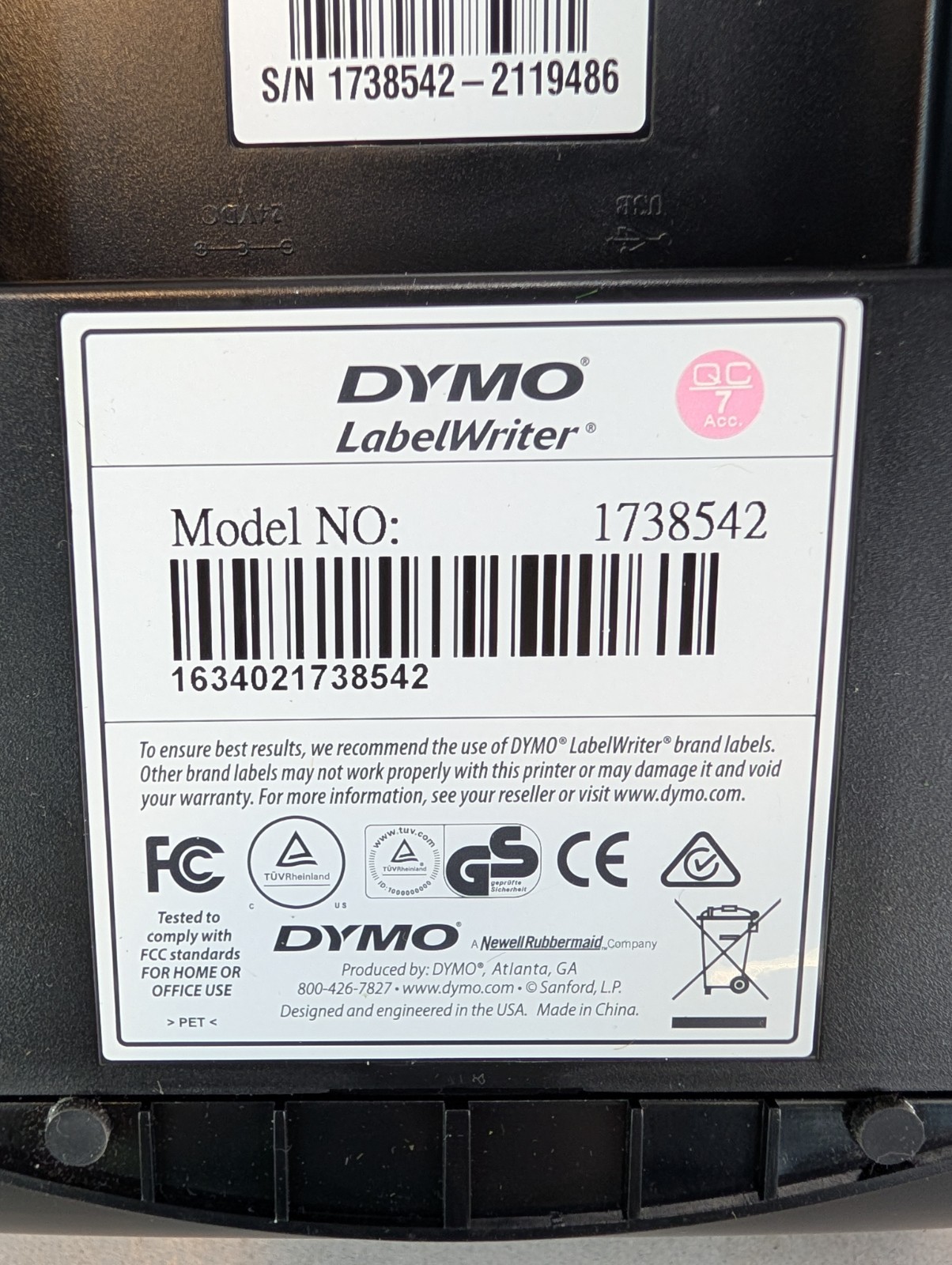 DYMO LabelWriter 4XL Thermal Label Printer