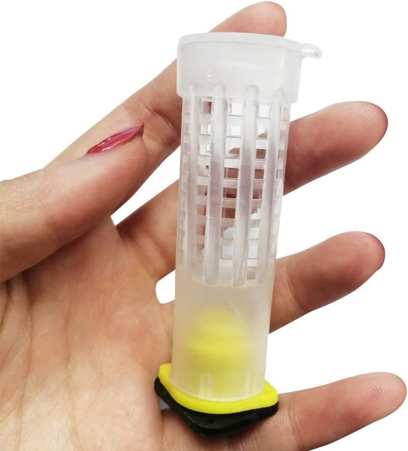 Beekeeping Rearing Cup Kit—Queen Bee Roller Cage 20Pcs Equipment Insects Tools Q