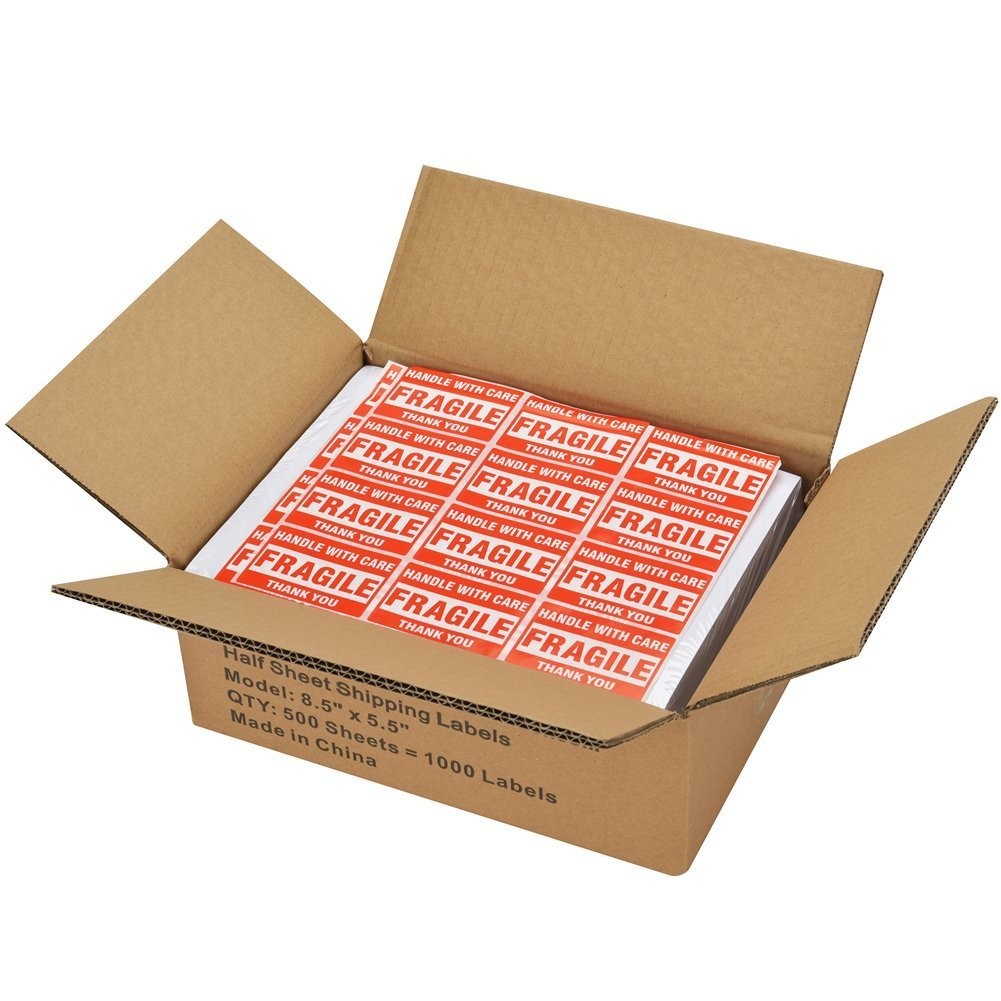 25-2000 Sheets Shipping Address Mailing Labels FBA SKU Labels 1″ x 2 5/8″ 30UP
