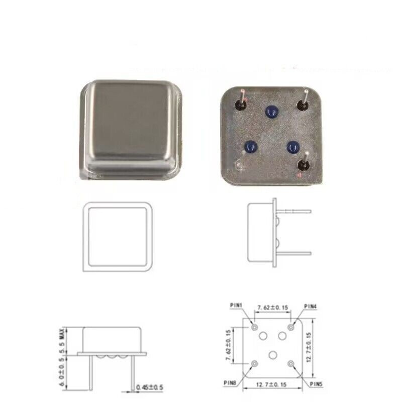4PCS 52MHZ 52.000MHZ Crystal Clock Oscillator HCMOS 5V rectangle DIP8/DIP-8