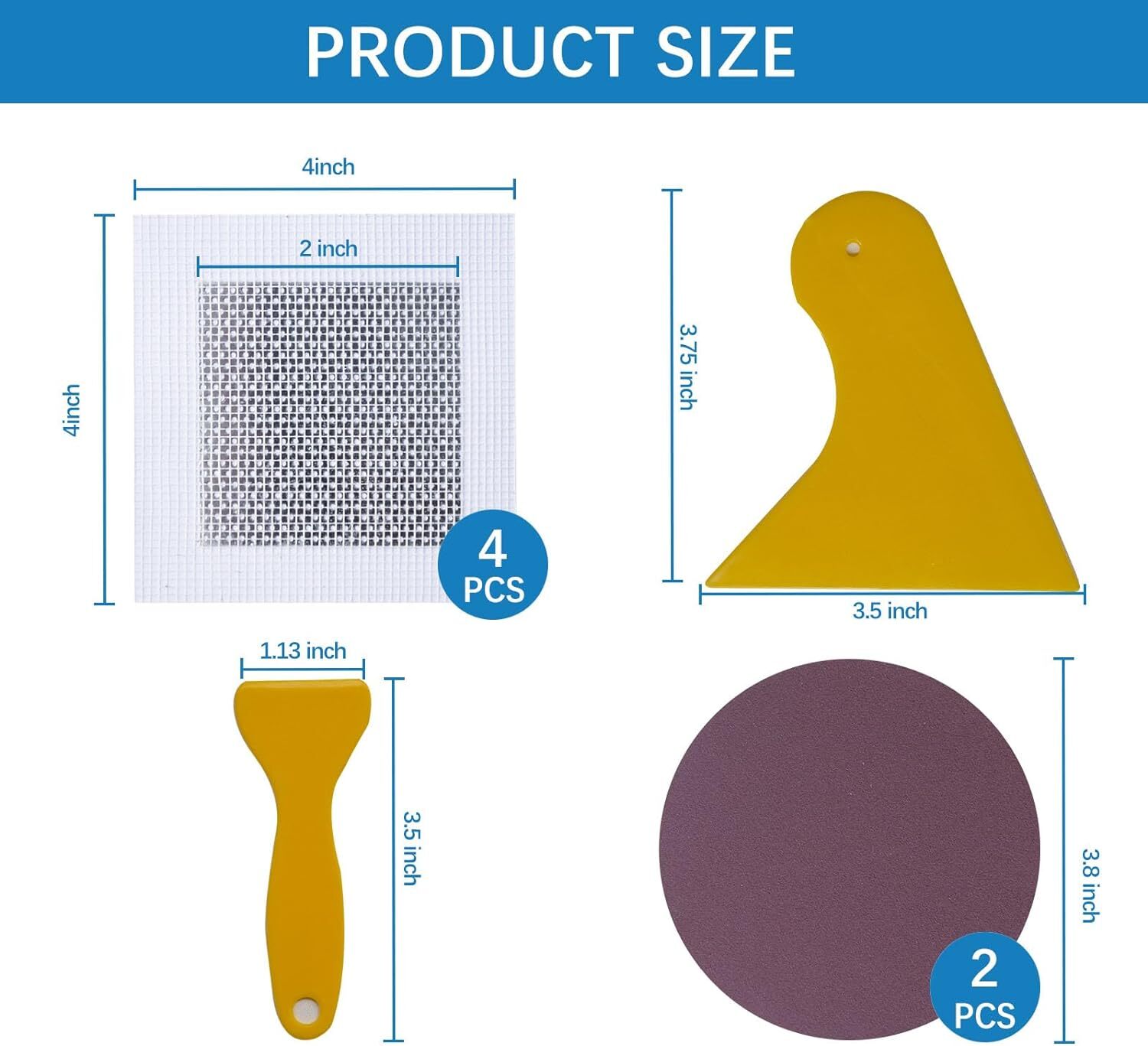 Drywall Repair Kit,Drywall Hole Patch Repair Kit to Fix Wall Surface Holes and C