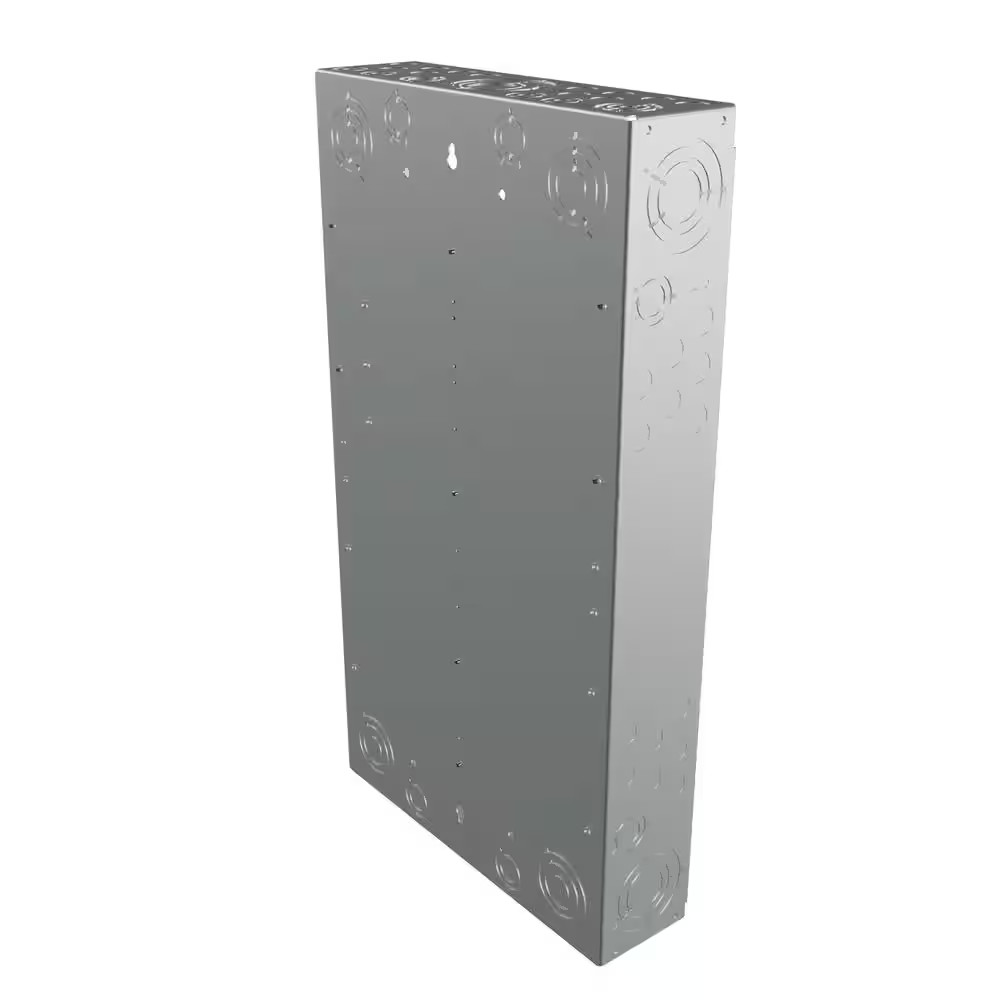 Main Breaker Box 100-Amp 30-Space-Circuit Plug-On Neutral Load Center Copper Bus