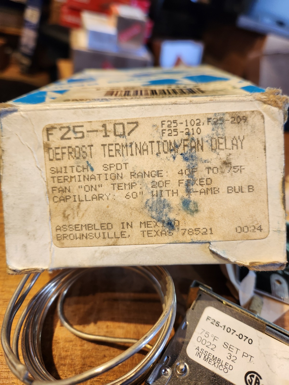 NEW OLD STOCK Ranco F25-107-70 Fan Delay Control SHIPS FREE