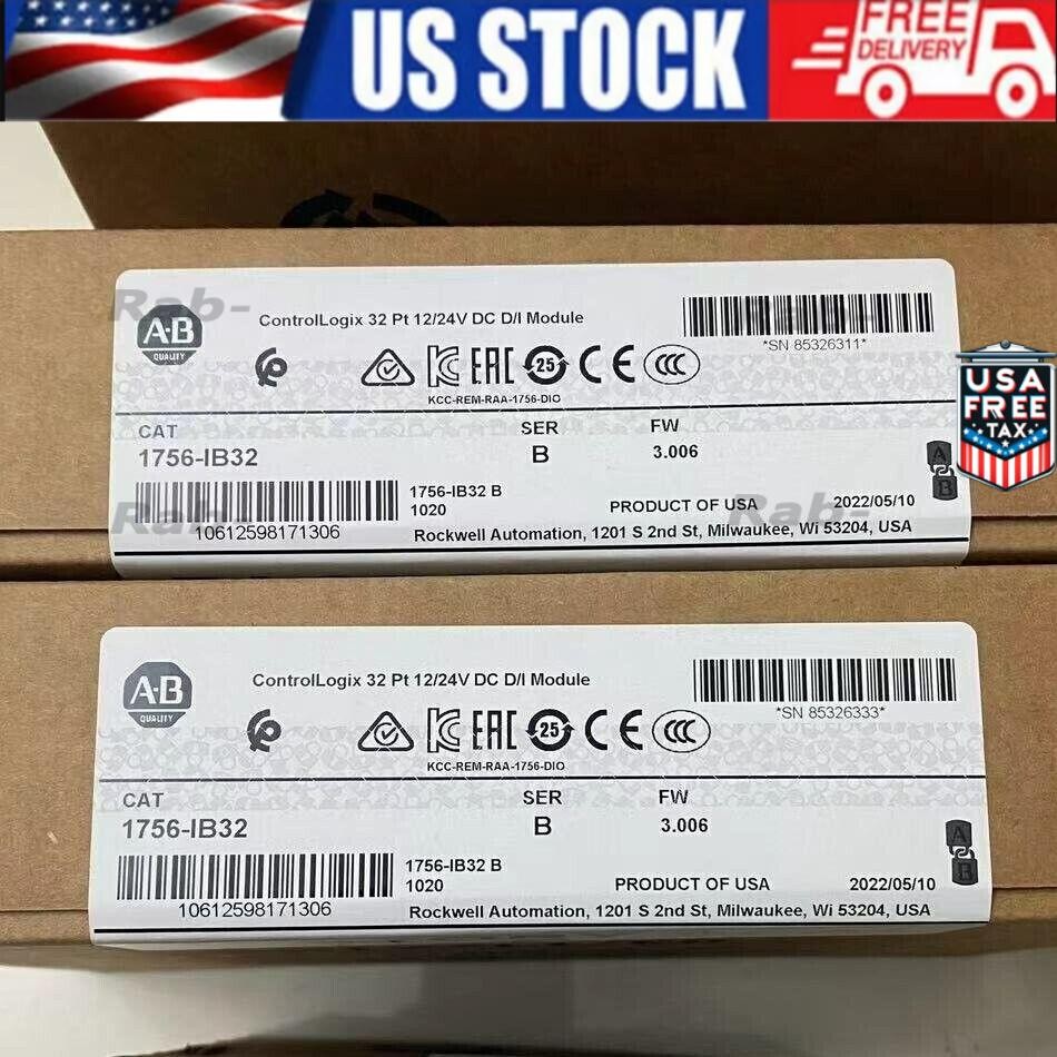 nEW IN BOX Allen-Bradley 1756-IB32 SER B CONTROLOGIX 32 PT DC INPUT MODULE