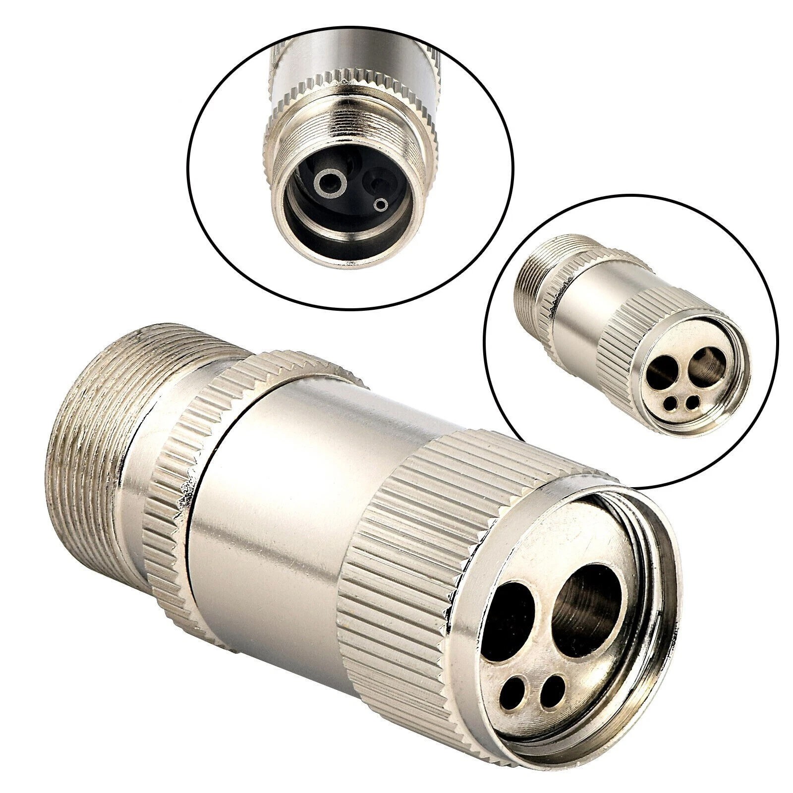 1/5PCS Dental Adapter Changer Connector for High Speed Handpiece 2 to 4 Hole