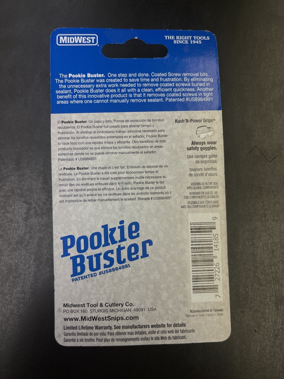 Midwest MWT-PBSET01 Pookie Buster Bit Set, 1/4″ & 5/16″ FREE SHIPPING