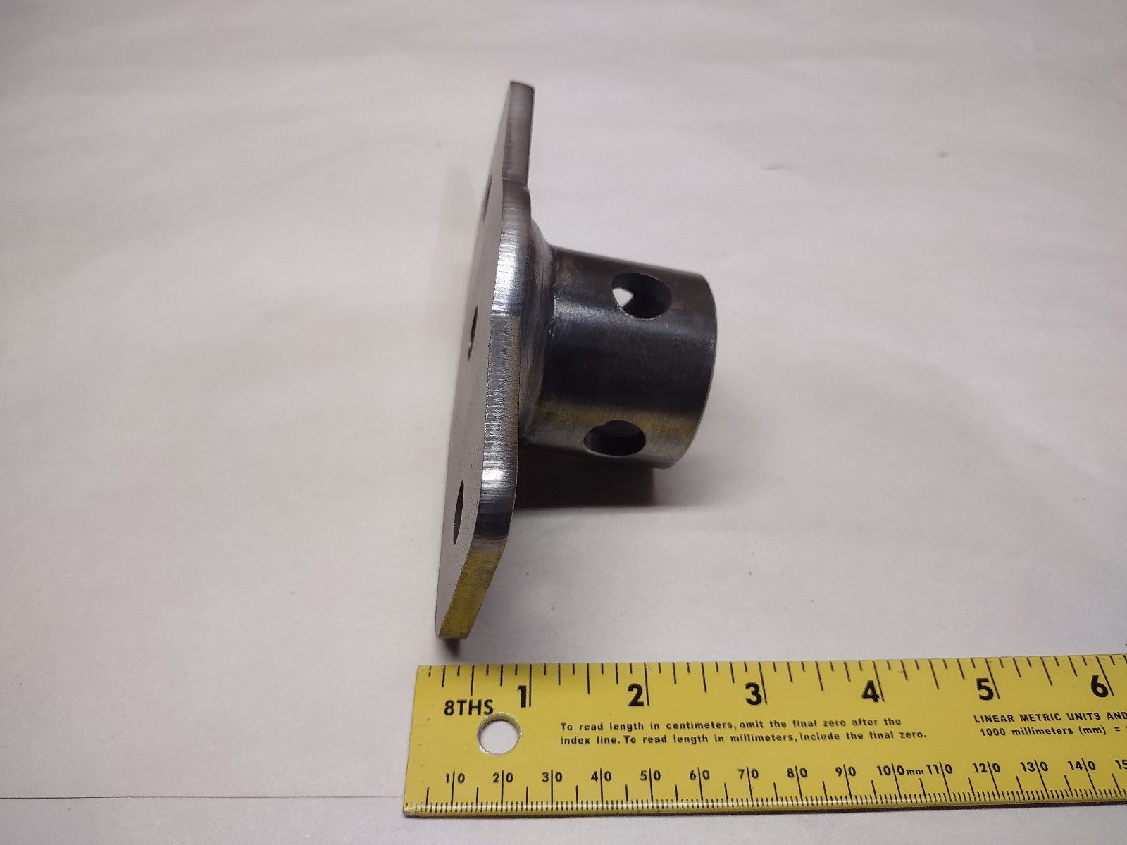 BOLT ON JACK MOUNTING TUBE / SPUD – METAL SWIVEL MOUNT – TRAILER JACK REPLACMENT