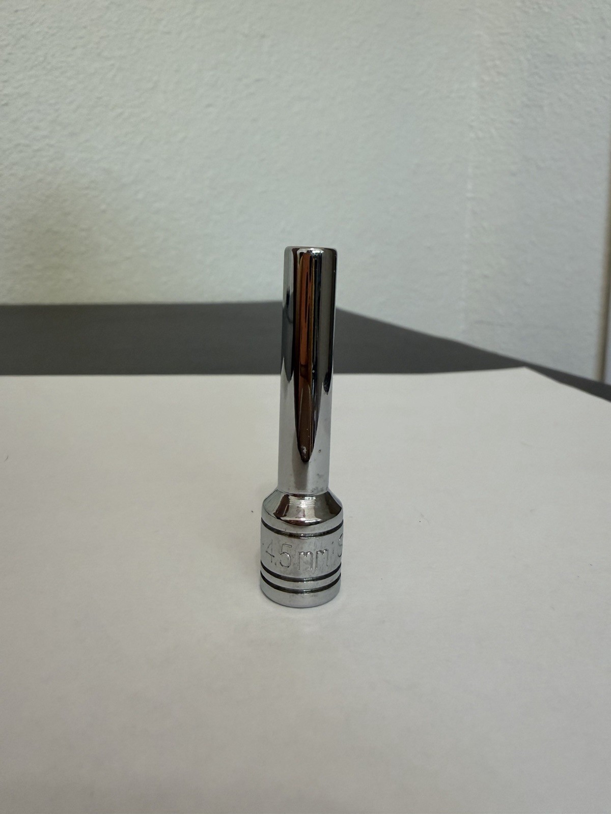 SK Tools 4.5 Mm 1/4 In. Drive 6-Point Metric Deep Chrome Socket (41698)