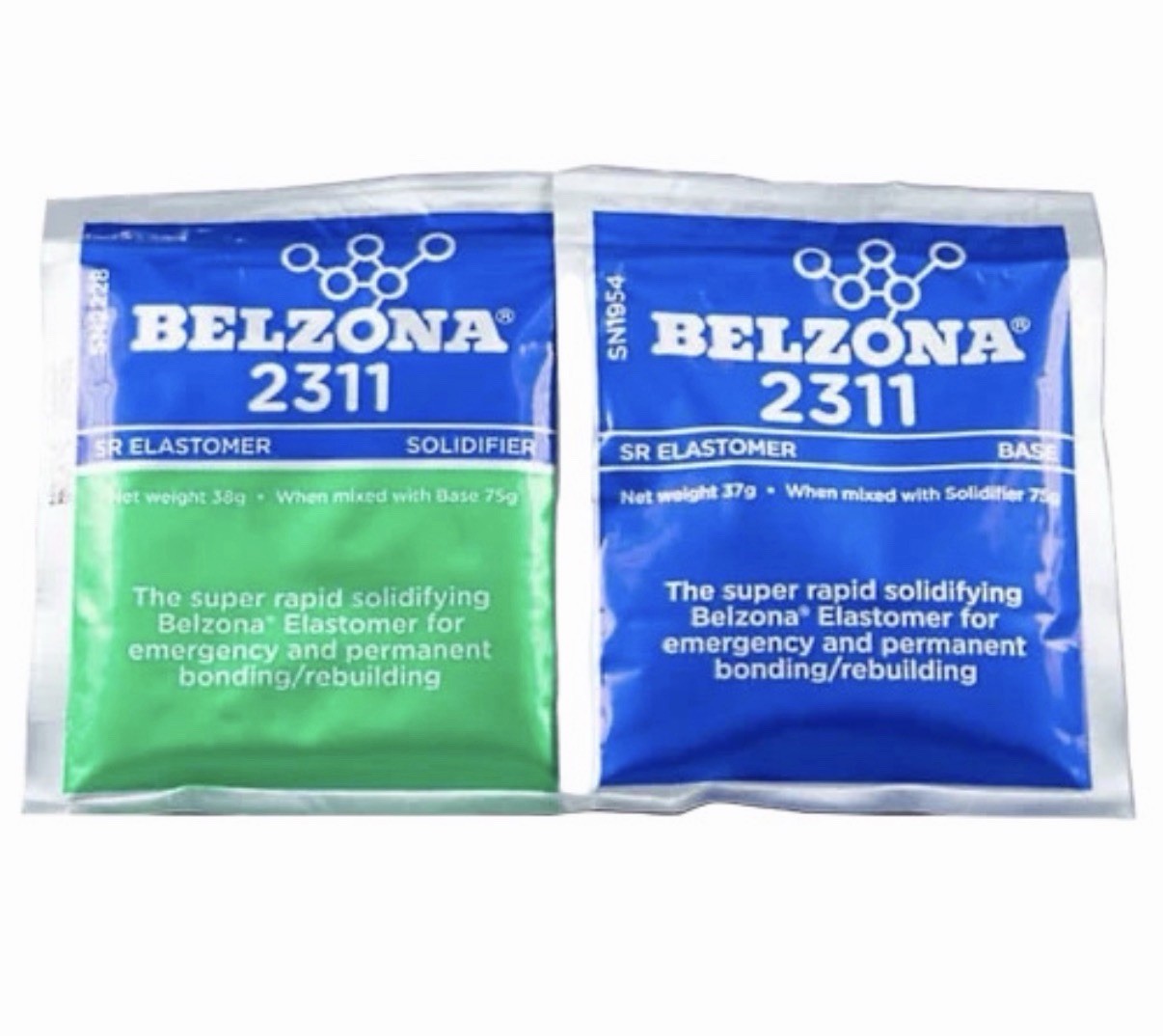 Belzona 2311 SR Elastomer – Fast-Curing Rubber Repair Composite (75g Kit)