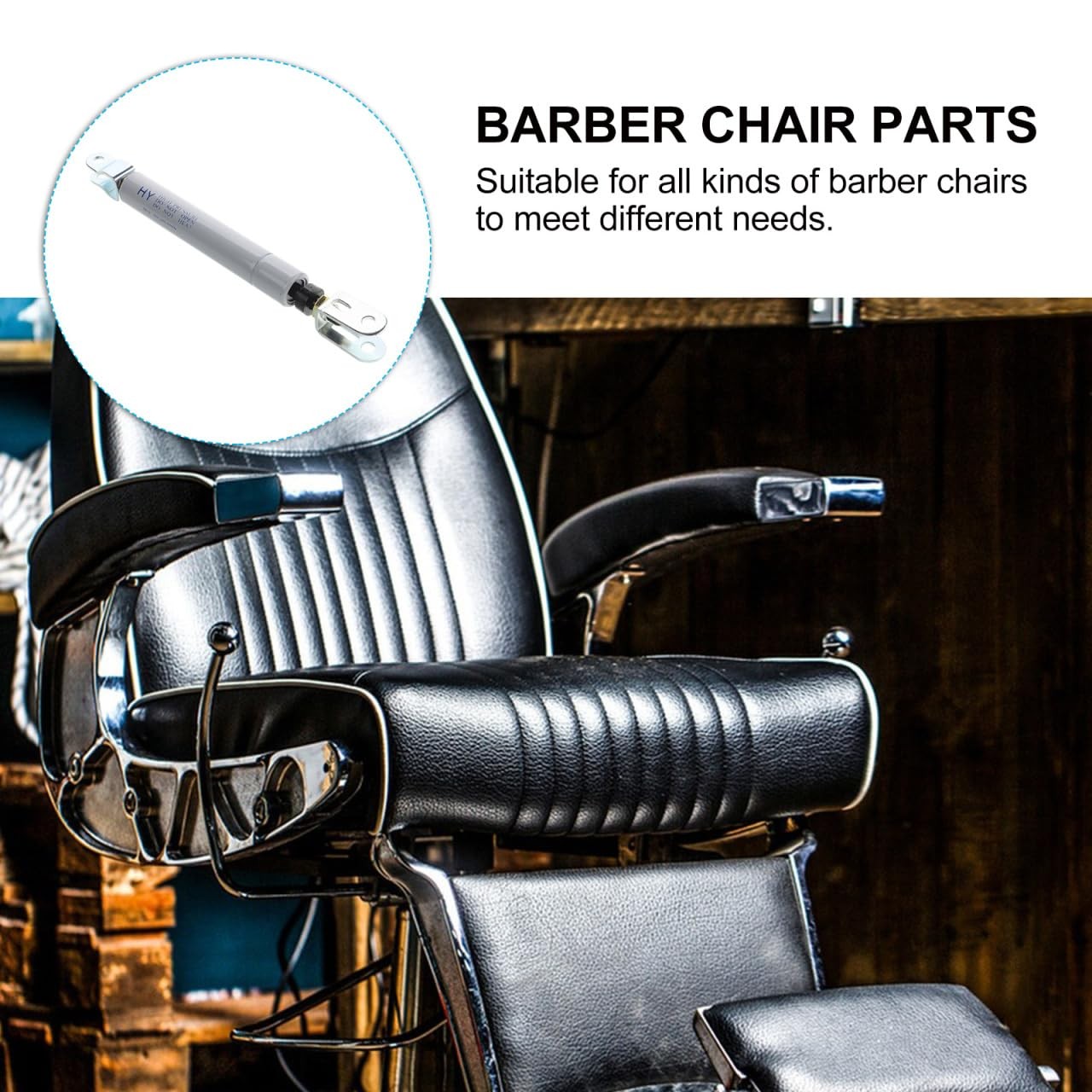 WOONEKY Barber Chair Gas Spring Replacement 27.00X3.00X3.00CM, Light Grey