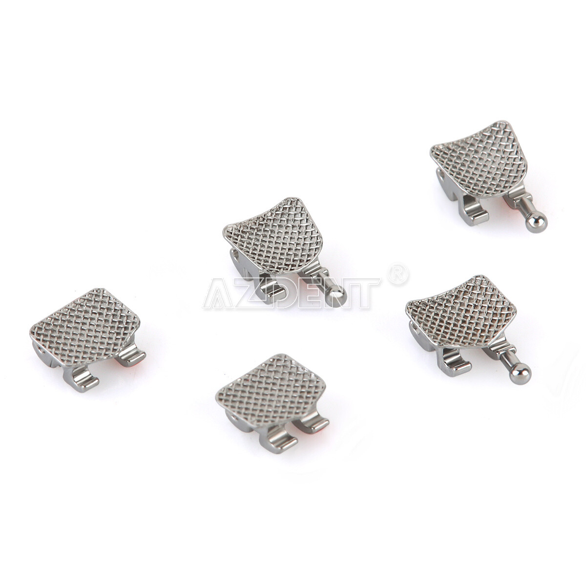 AZDENT Dental Orthodonic Bracket Brace Mini Standard Roth MBT 018 022 Hook 3/345