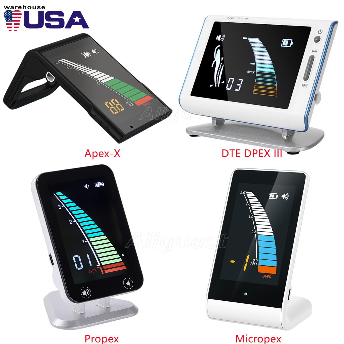 AZDENT Dental Endodontic Root Canal Meter Finder LCD Apex Locator USA