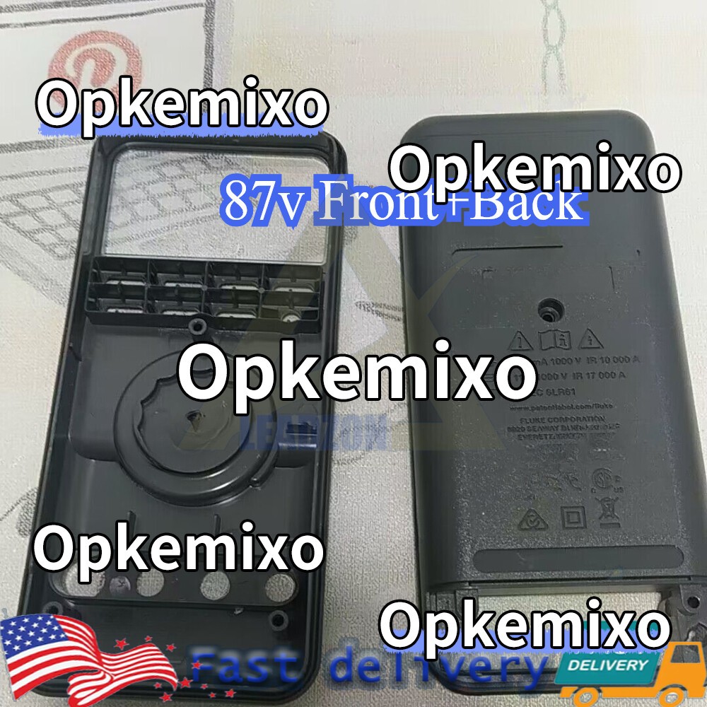 1 SET Fluke 87V 87-V 87-5 Front Case Top Cover+ Back Bottom Cover Case