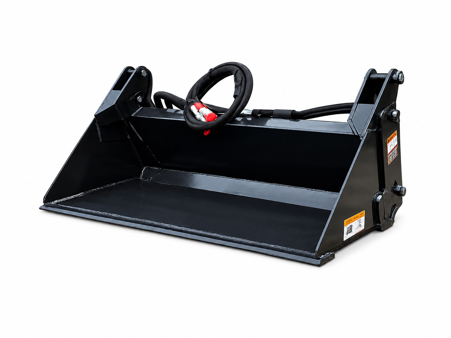 4-in-1 Combo 48″ Bucket Mini Skid Steer Loader Attachment Toro Dingo+ More