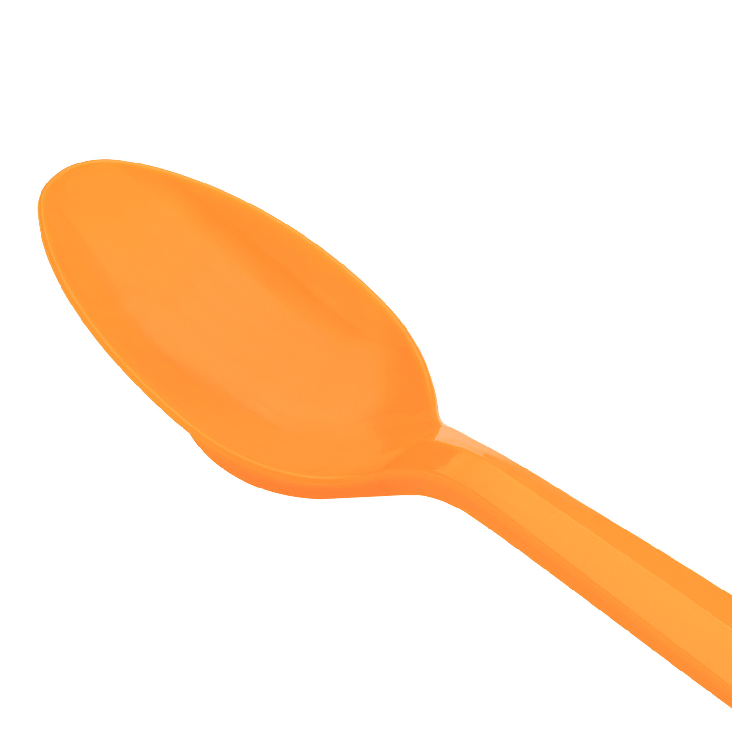 Karat PP Plastic Medium Weight Tea Spoons – Orange – 1,000 ct, U2008 (Orange)