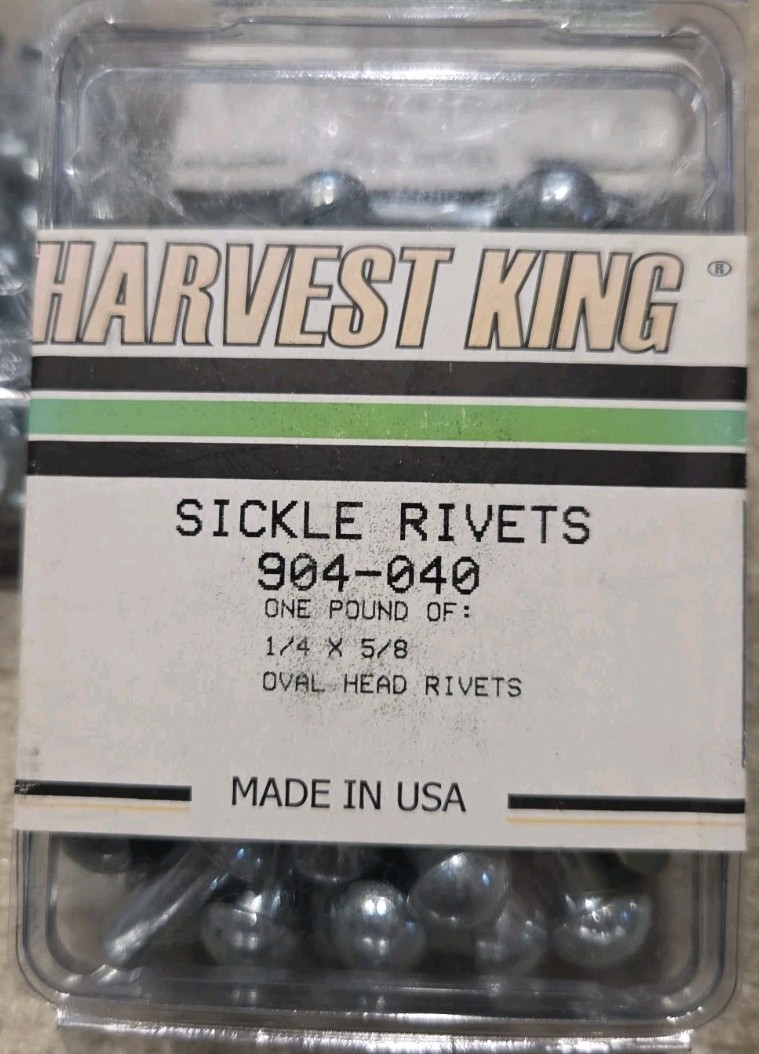 Lot Of 3 ▪︎ Harvest King ▪︎ 904-040 SICKLE RIVETS