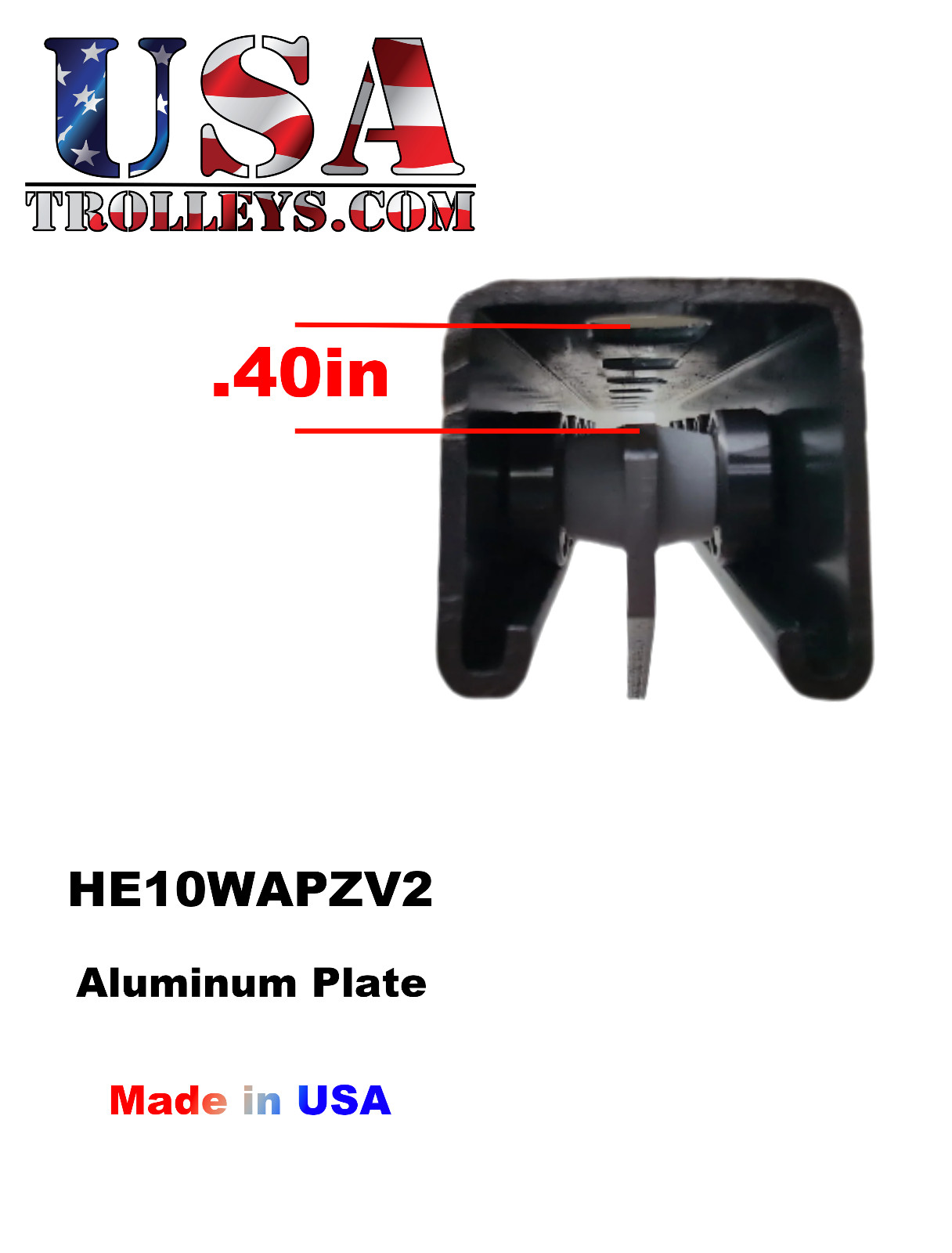 1-5/8 10 Wheel Heavy Duty Metal Frame Strut Channel Trolley -Uni/Super-Strut USA