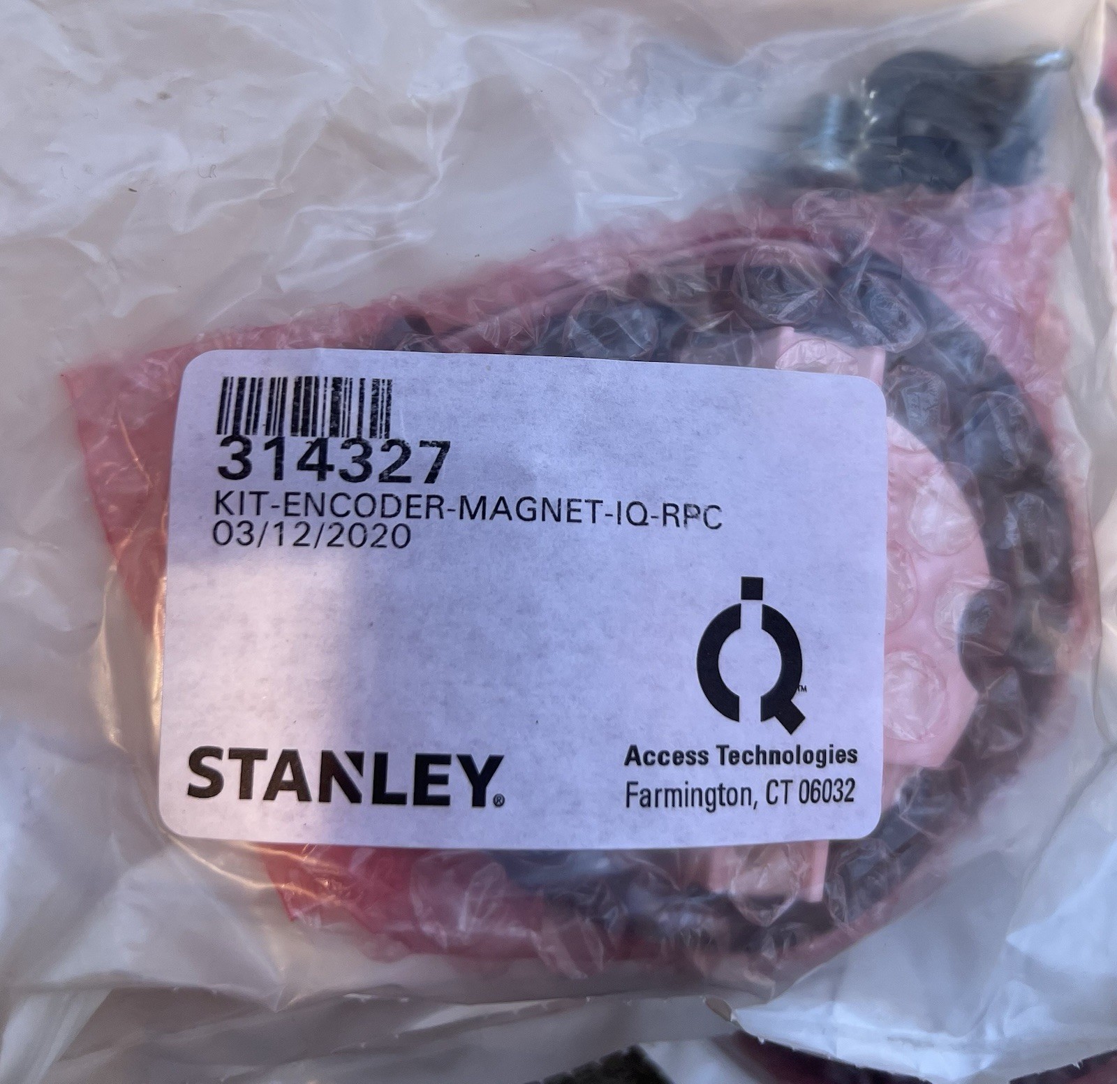 Stanley Access 314327 KIT-ENCODER-MAGNET-IQ-RPC Mixed Lot Sealed Bag USA