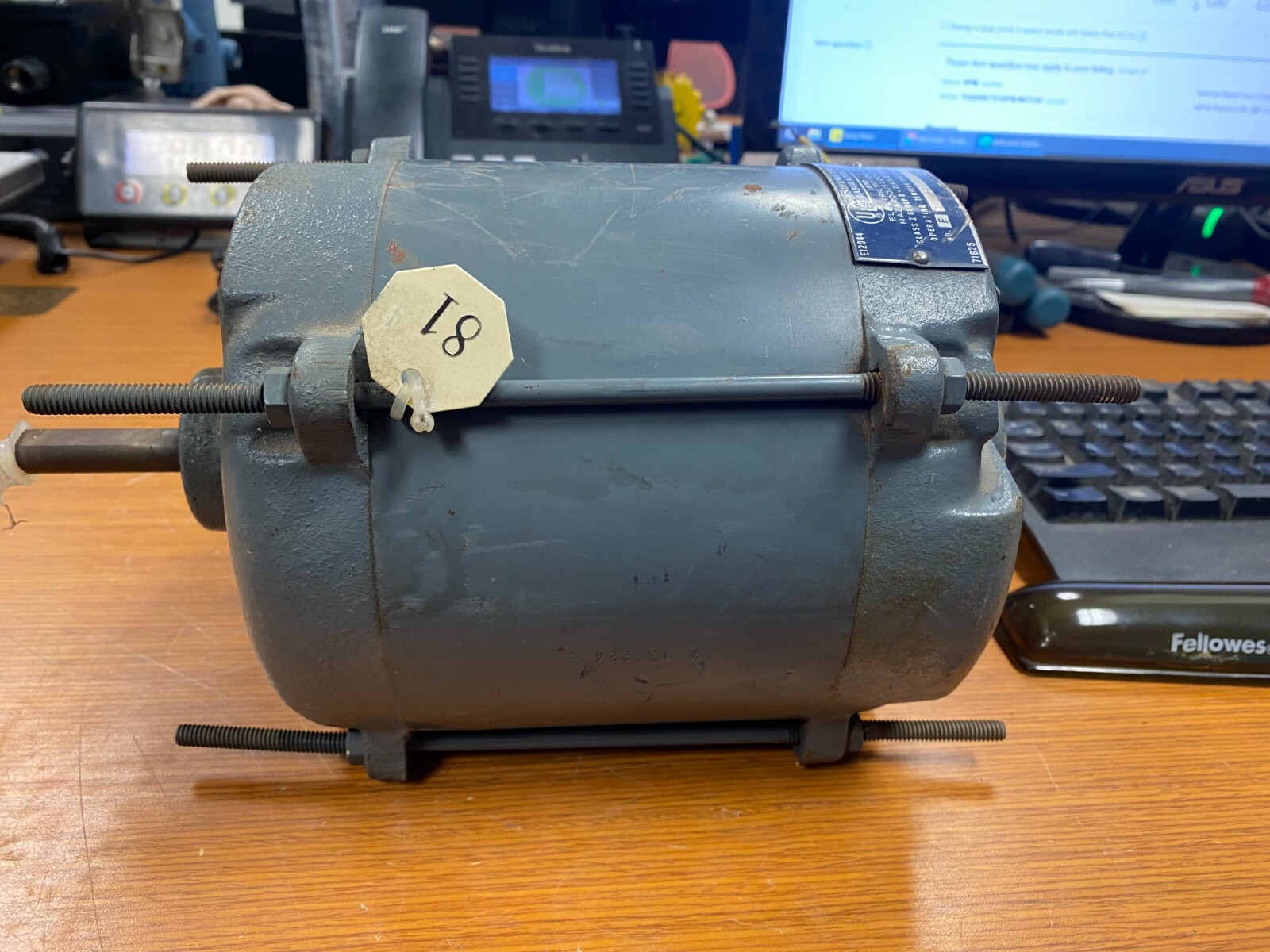 👀 NEW MARATHON 1/6 HP EXPLOSION PROOF MOTOR 1725 RPM 56-5 FR 115V YQA56S17E42PW