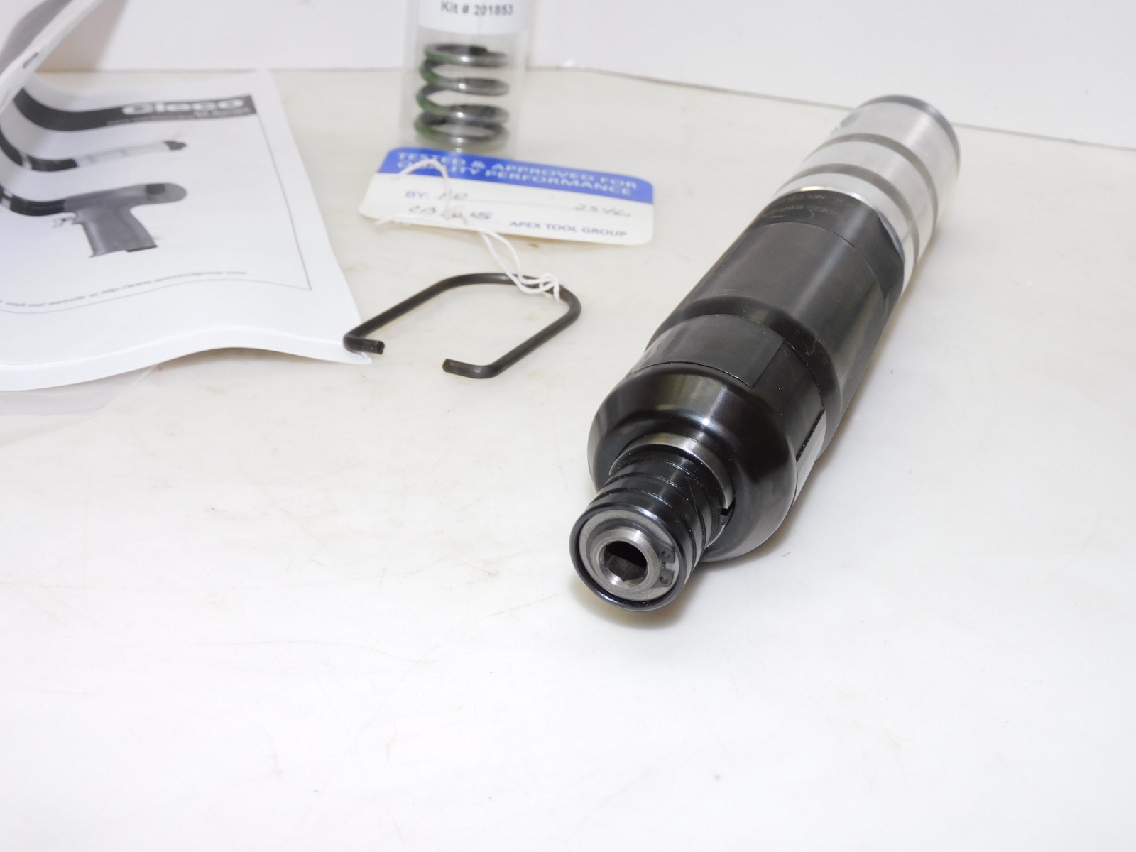 Cleco 88RSA-5CQ Pneumatic Inline Screwdriver 1/4” Npt Hex Quick Change
