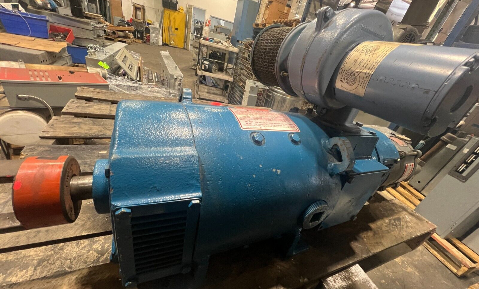 👀 GE GENERAL ELECTRIC KINAMATIC 10 HP DC MOTOR W/ COOLING BLOWER 1750/2300 RPM