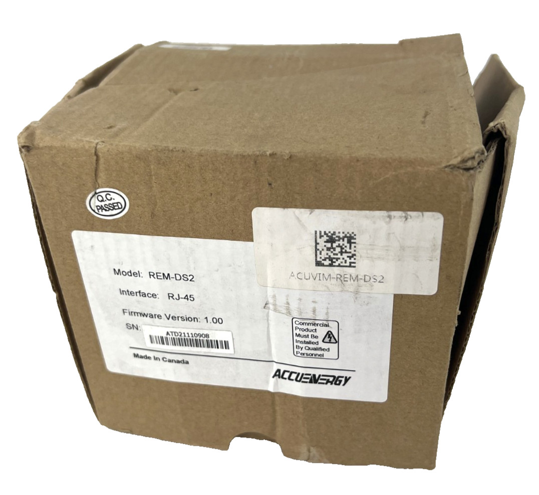 Accuenergy REM-DS2 Remote Display for Acuvim DIN-Rail Mounted Meters RJ-45