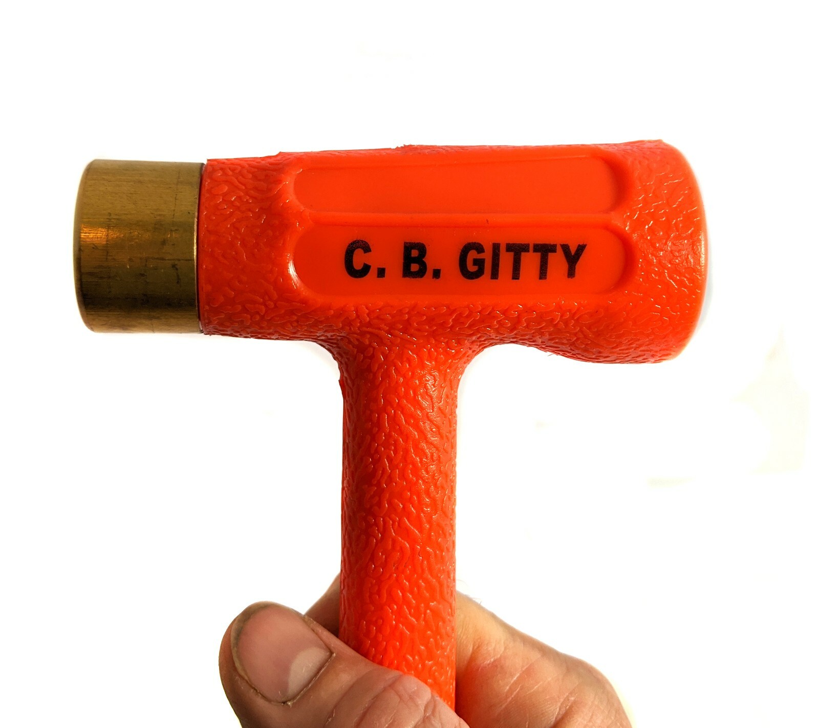24-ounce Dual-Head Dead Blow Hammer – Brass & ABS heads – Great for Gunsmiths