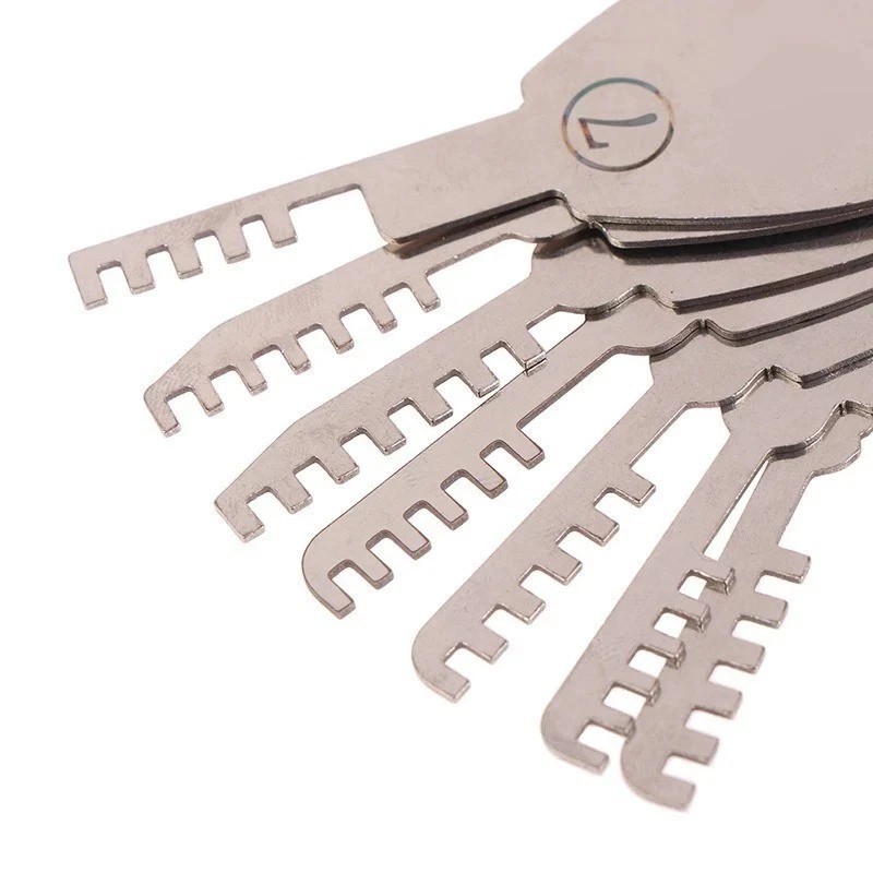 Stainless Steel Comb Lock 9in1 Full Set Repair Comb Tool Bypass Method