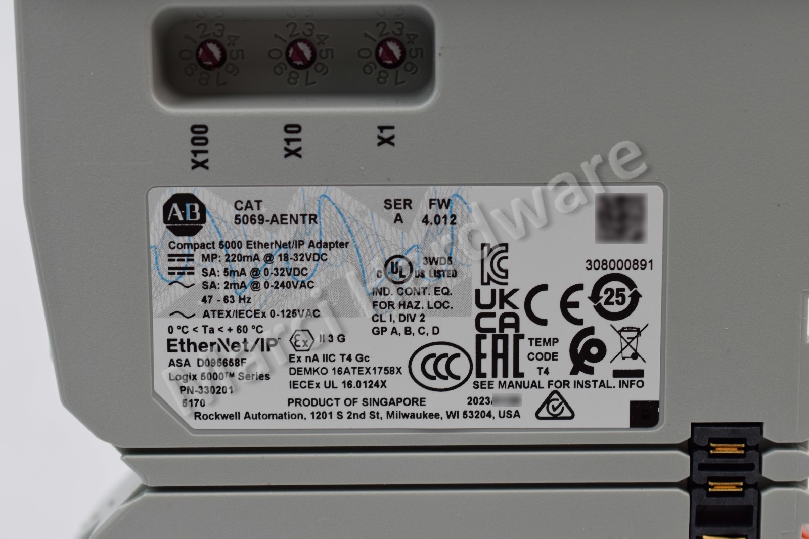 Allen Bradley 5069-AENTR Series A Compact 5000 EtherNet/IP Adapter