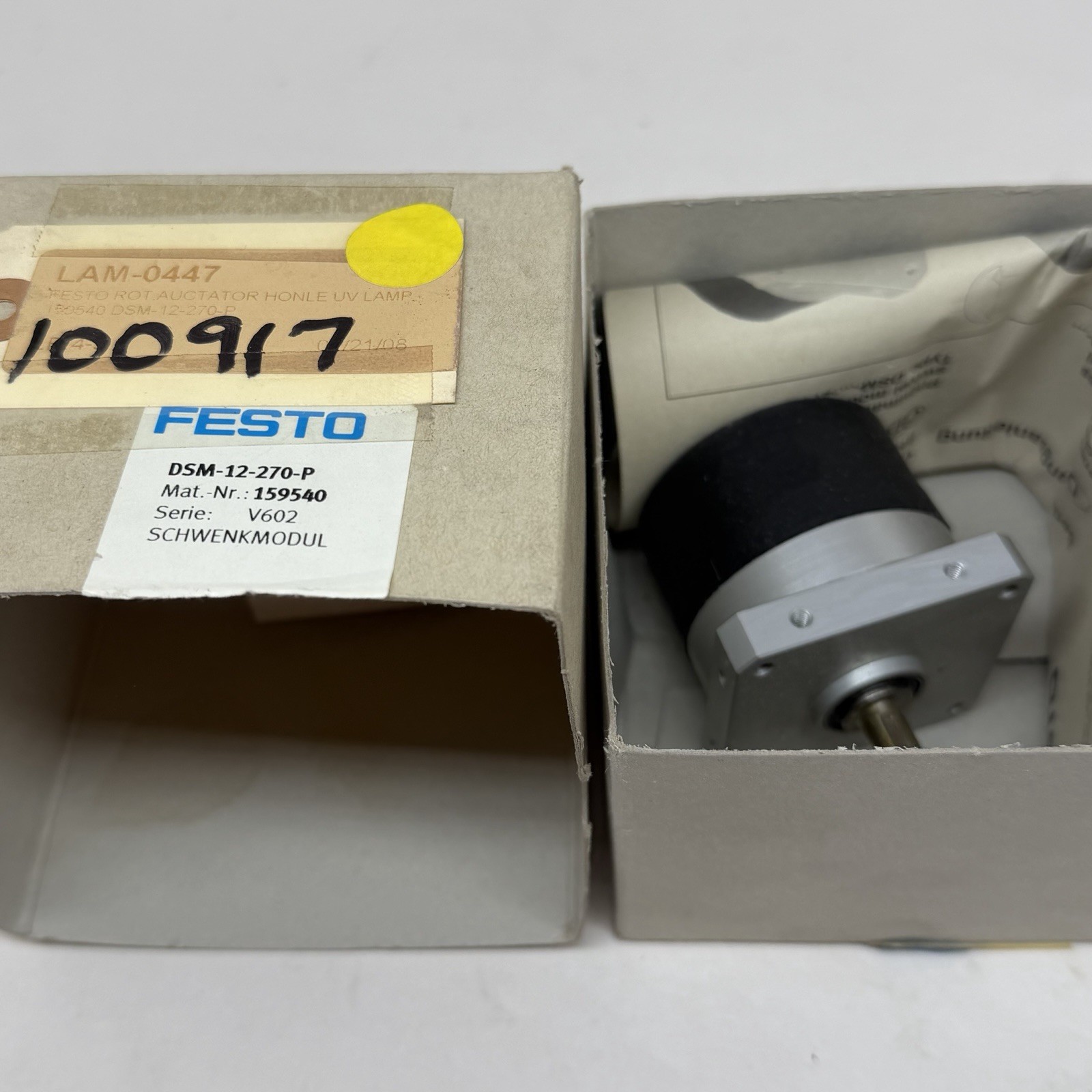 Festo DSM-12-270-P Rotary Actuator Cylinder 159540 New