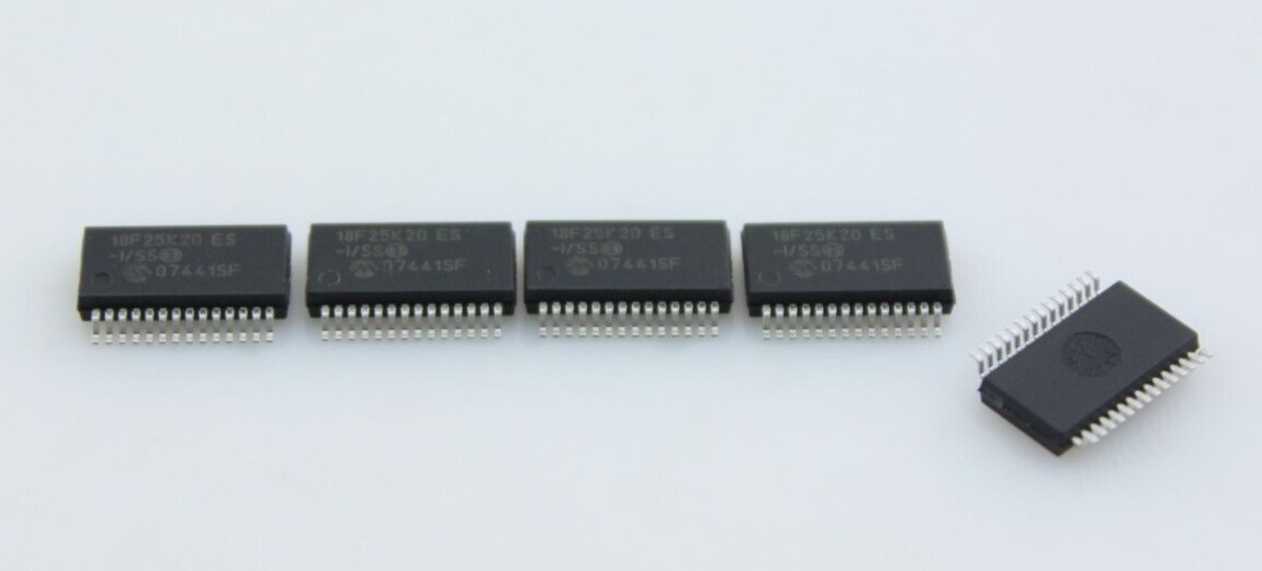 New Qty 5 Microchip PIC18F25K20-I/SS 8 Bit PIC Microcontroller 64MHz 32kb