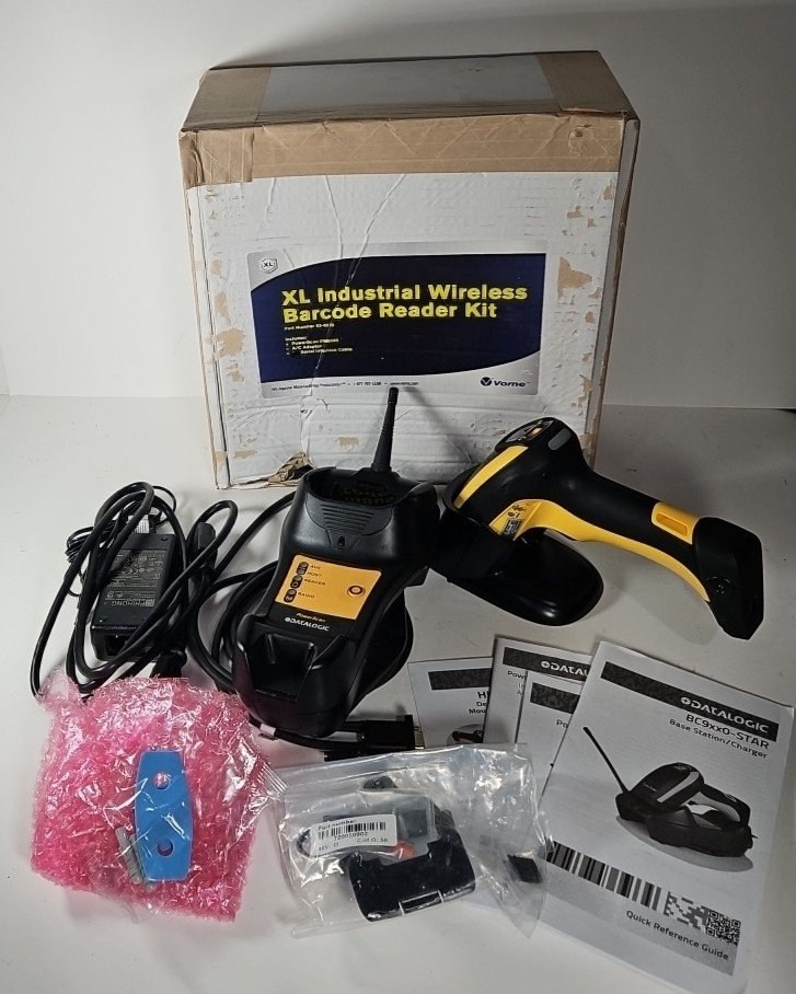 New Datalogic Powerscan PM9501-910RBK20 Barcode Reader Industrial Wireless