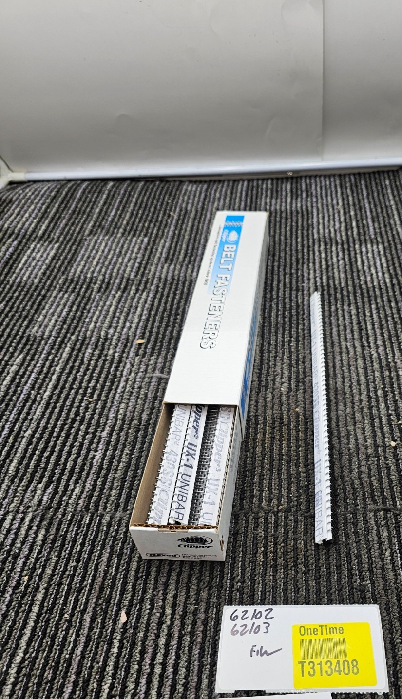 (QTY 12) Flexco UX1S12 Conveyor Belt Fasteners/Lacing Without Pins
