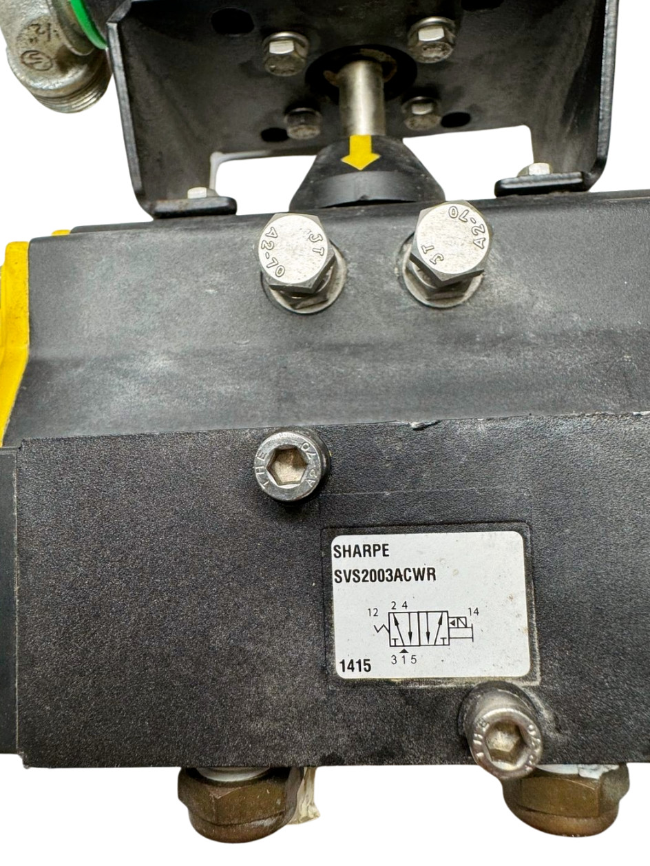 Sharpe SPNII075 Actuator w/SLXS4MH10 WT Limit Switch Indicator & 7019-9DB Coil