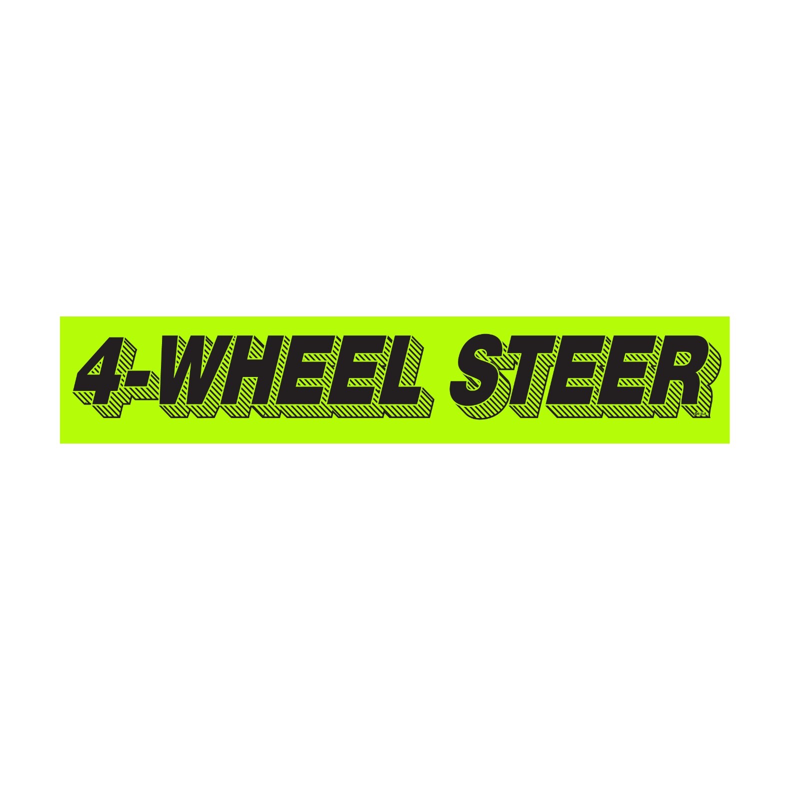 12-Pack Fluorescent Chartreuse Windshield Signs – Waterproof, Adhesive Car Decal