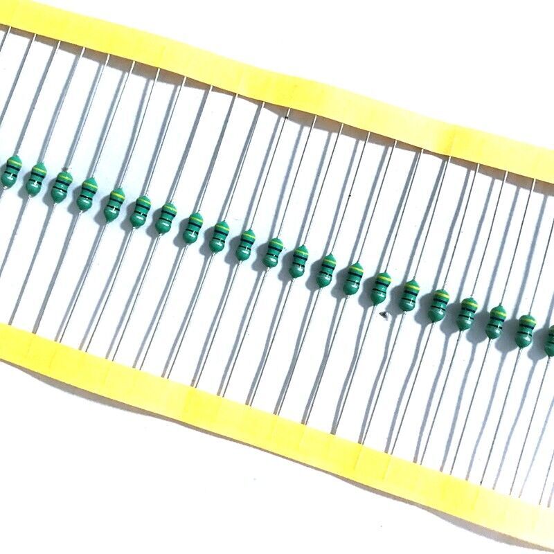 120Pcs 1/4W Inductor Assortment 0307 0.25W Color Ring Inductors Kit Set 1UH-1MH