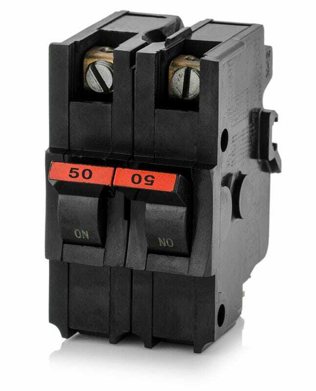 FPE NA250 – Federal Pacific. 240V Stab-Lok Circuit Breaker – RED HANDLE