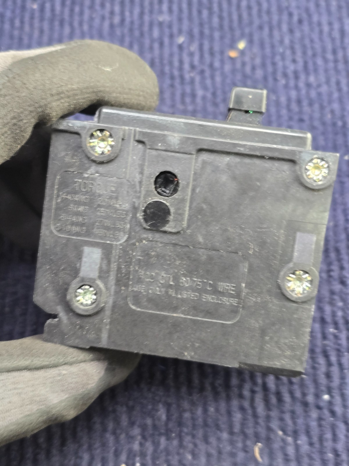 Eaton BR290 90A 2-Pole Miniature Circuit Breaker 120/240VAC, 10 kaIC Common Trip