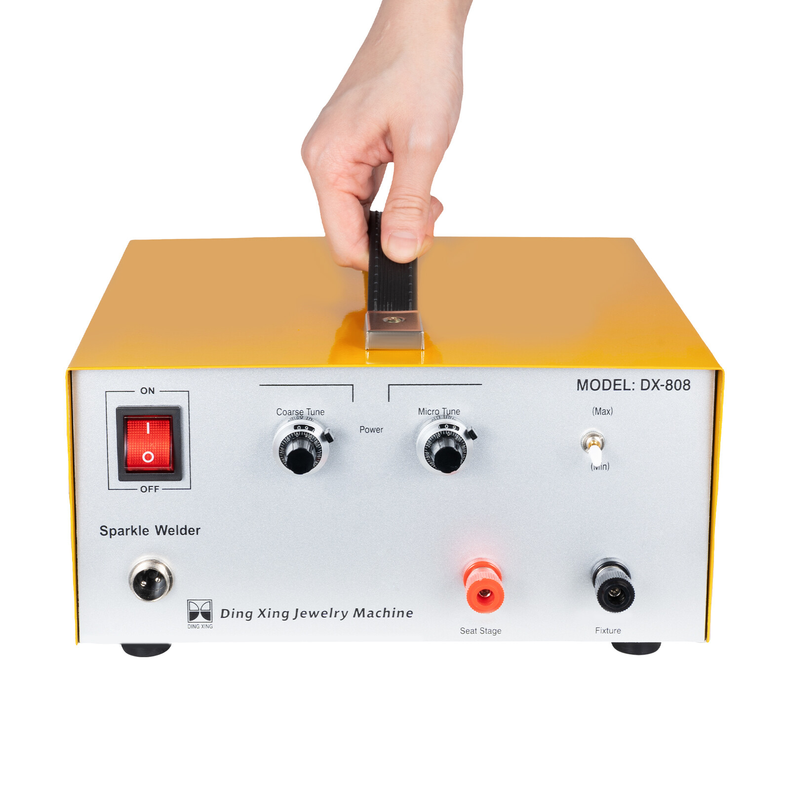 Jewelry Welding Machine Pulse Spot Welder Gold Silver Platinum Tool 390 Watt 80A