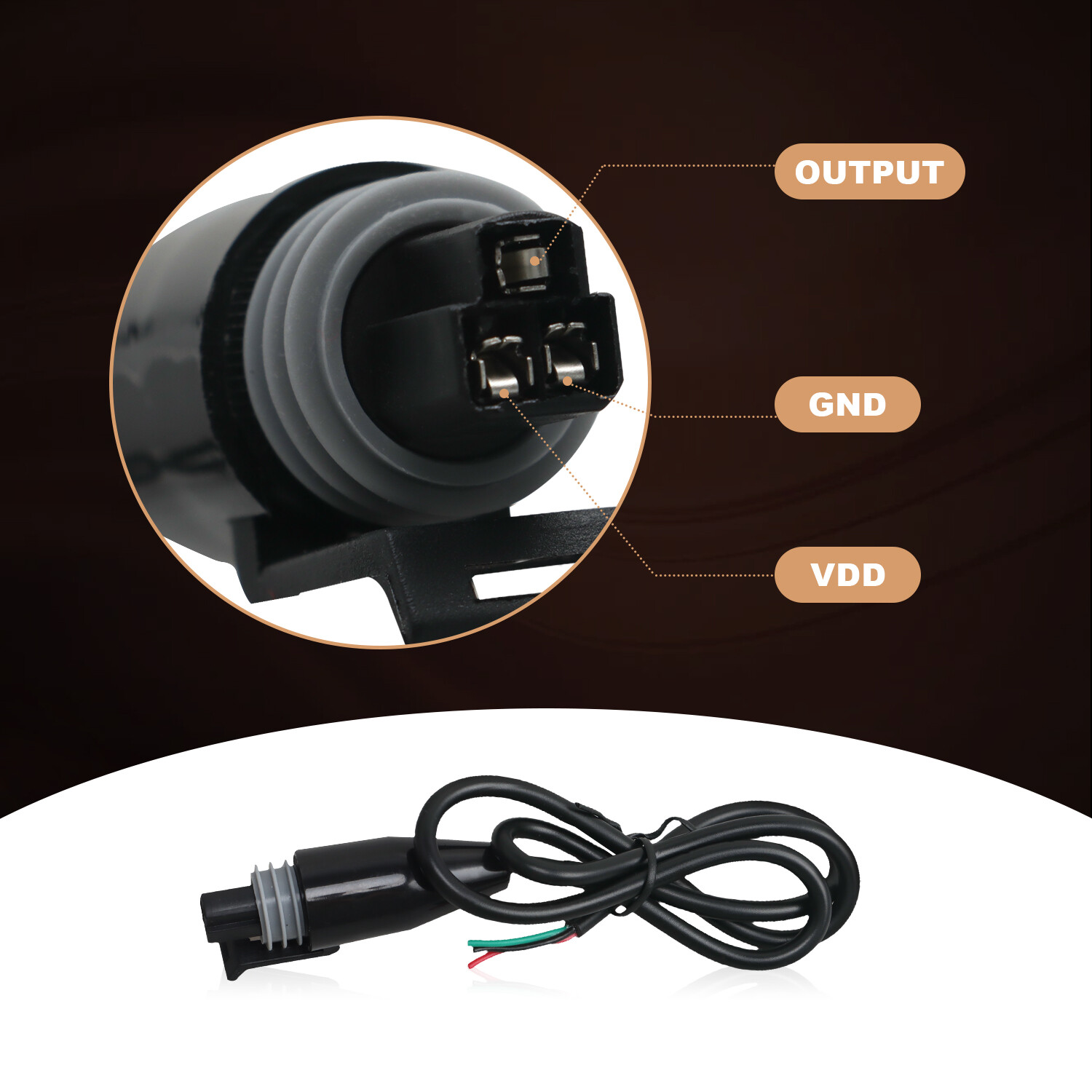 150 PSI Stainless Steel Thread Pressure Transmitter Sensor for Gas Oil