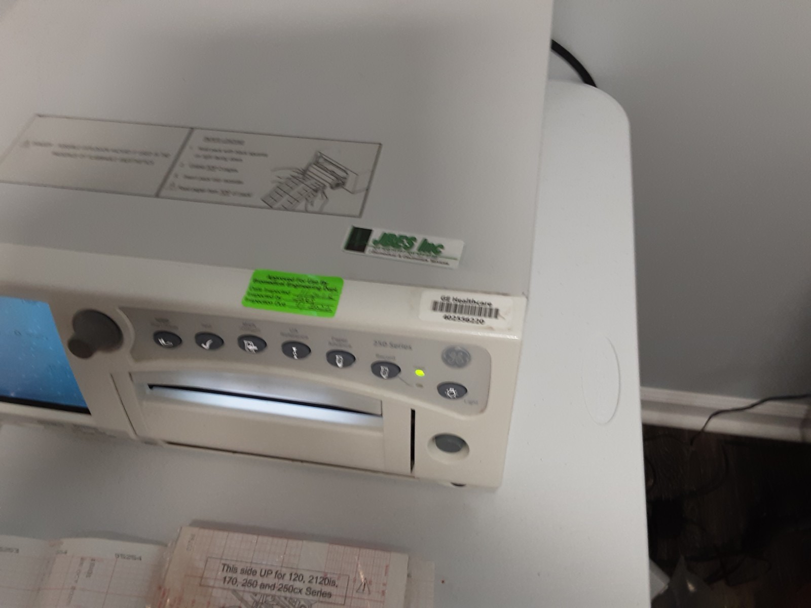 GE 259A Maternal/Fetal Monitor W/ Probes, All Accessories On Pic 30 Days Return