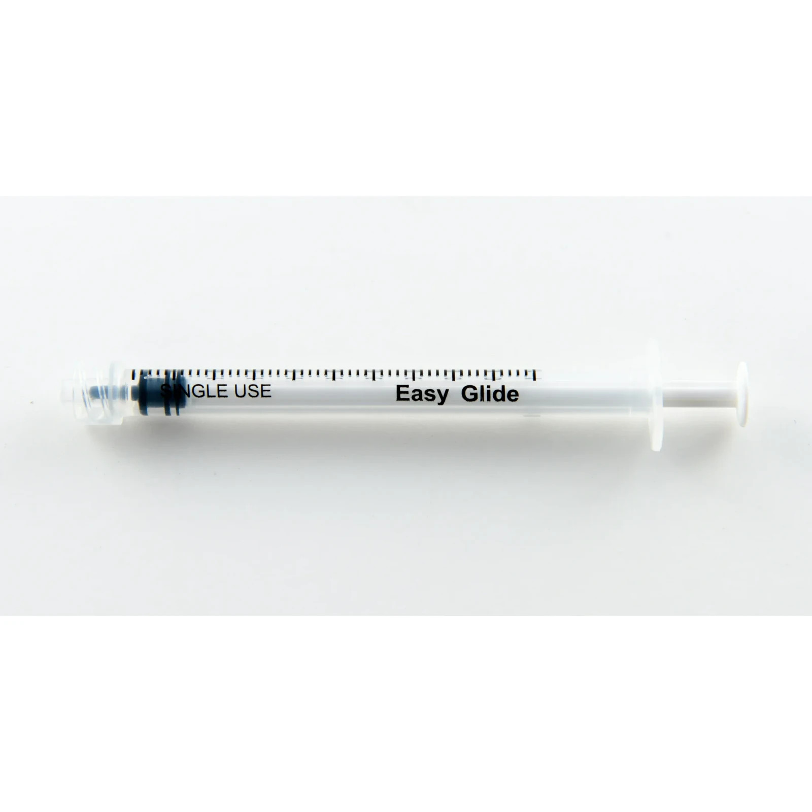Easy Glide 1ml 1cc Sterile Syringe Luer Lock Tip, No Needle, Pack of 25
