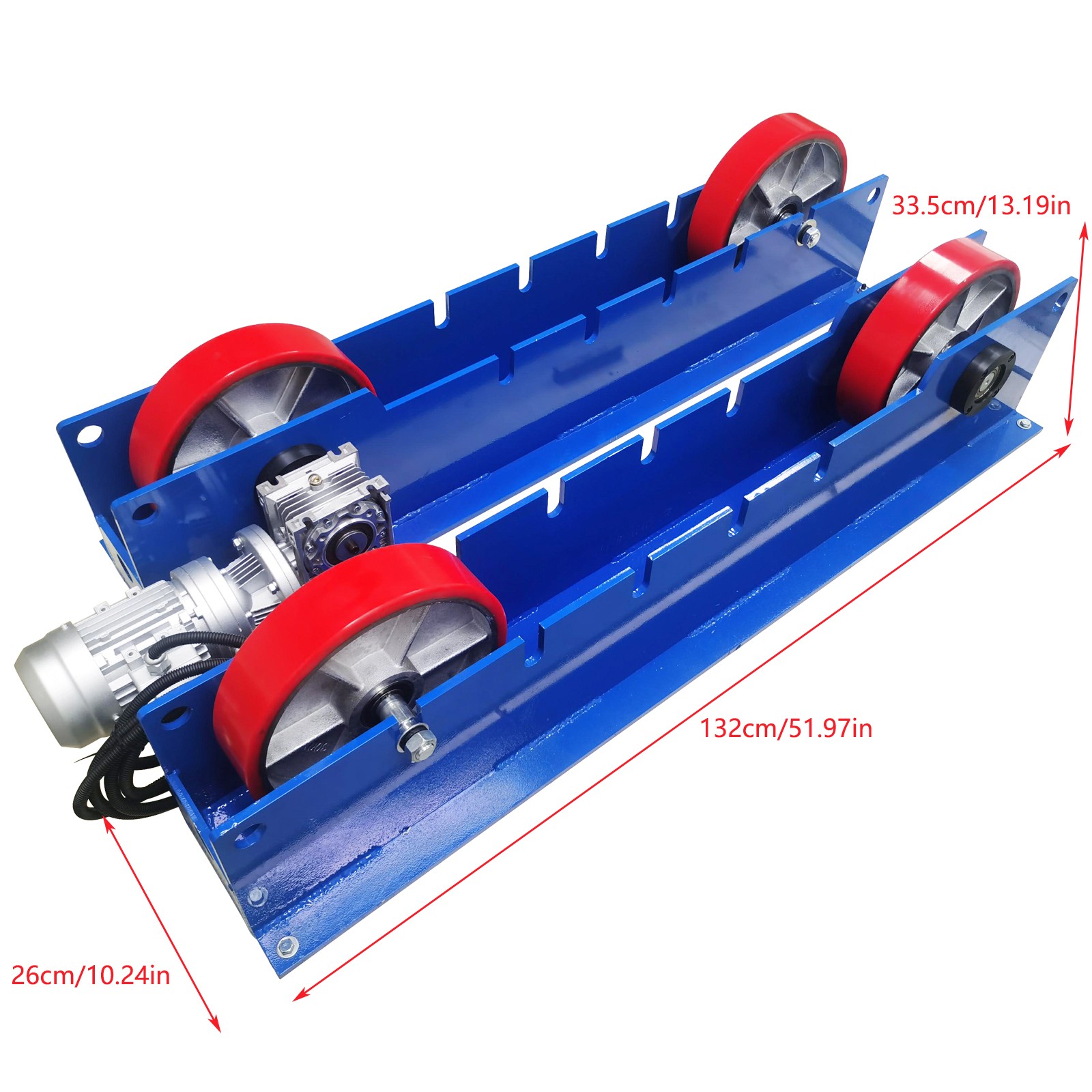 6600LB Tank Turning Welding Rolls Linkage Roller, Welder Rotator Positioner 220V