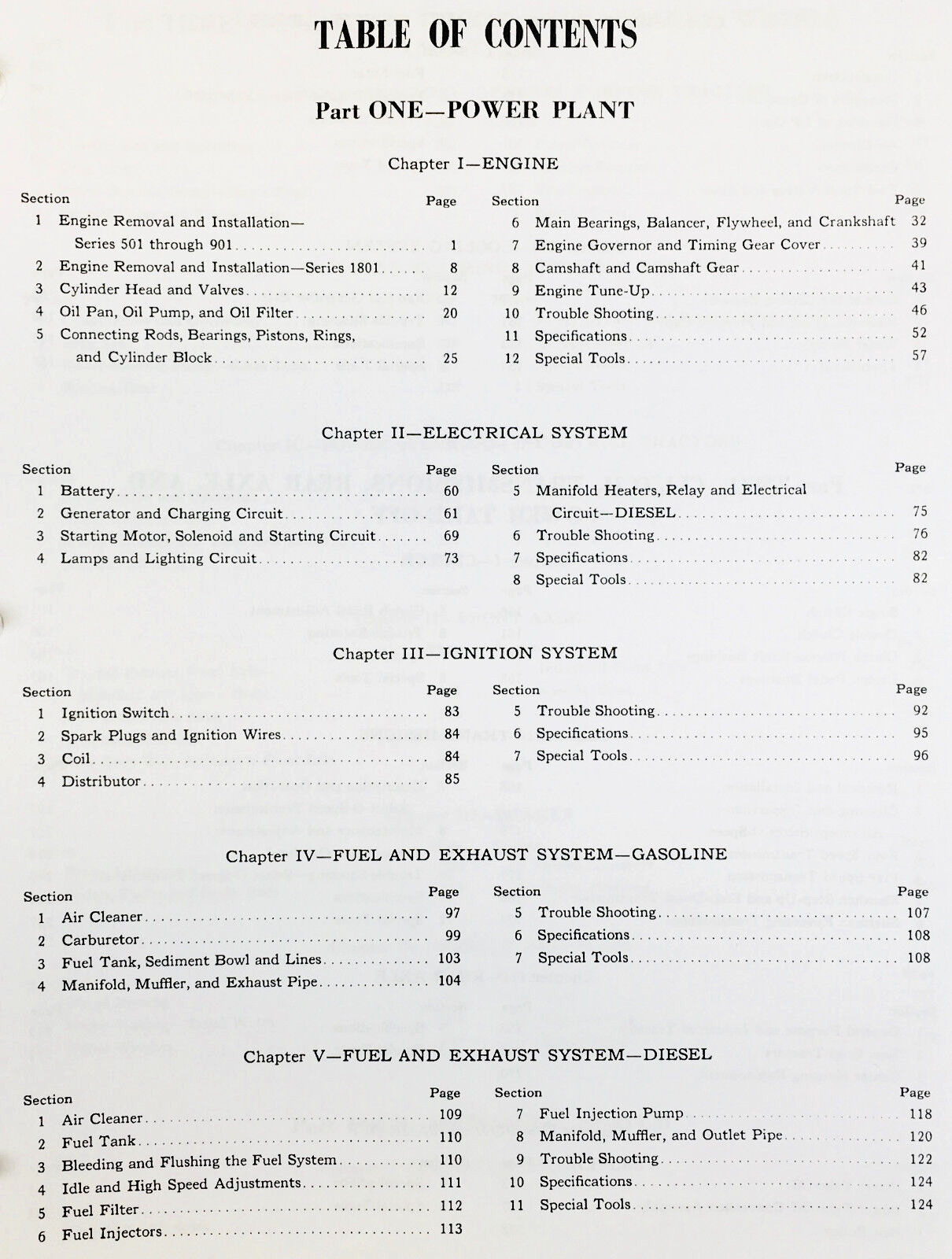 Ford 2000 4000 Early 4Cyl Tractor Service Repair Manual Shop 1962 1963 1964 1965