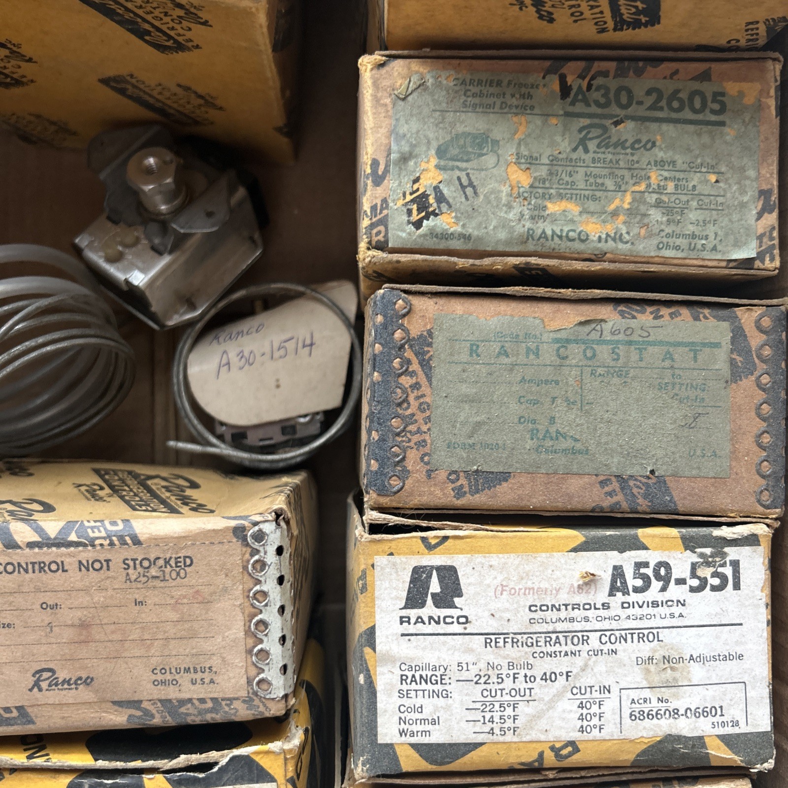 RANCO Thermostat Variety Pick The One You Want Will Sell All For A Reasonable P