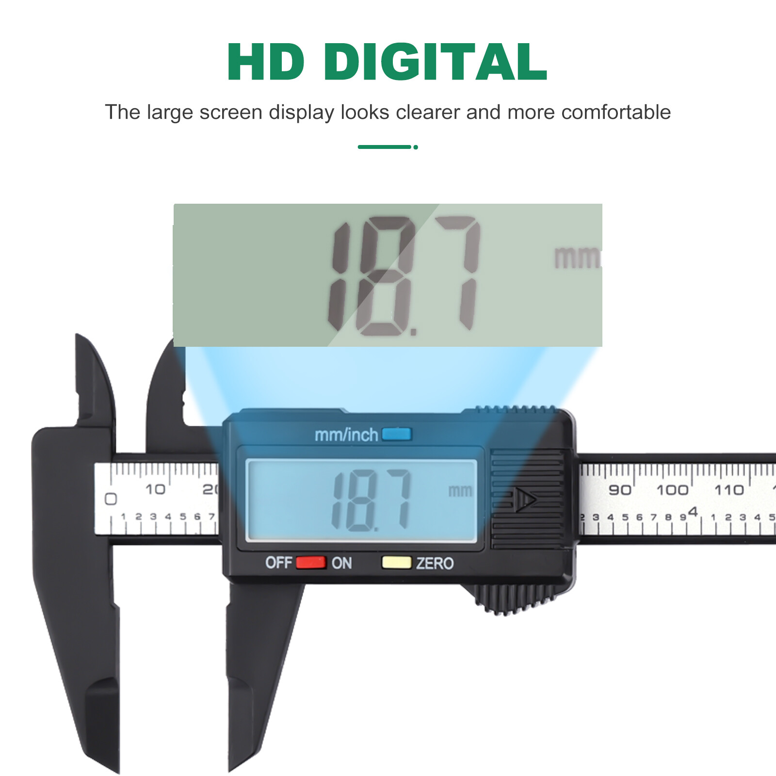 6″ Micrometer Digital Measuring Tool Caliper Vernier Gauge Metric 150mm 6-inch