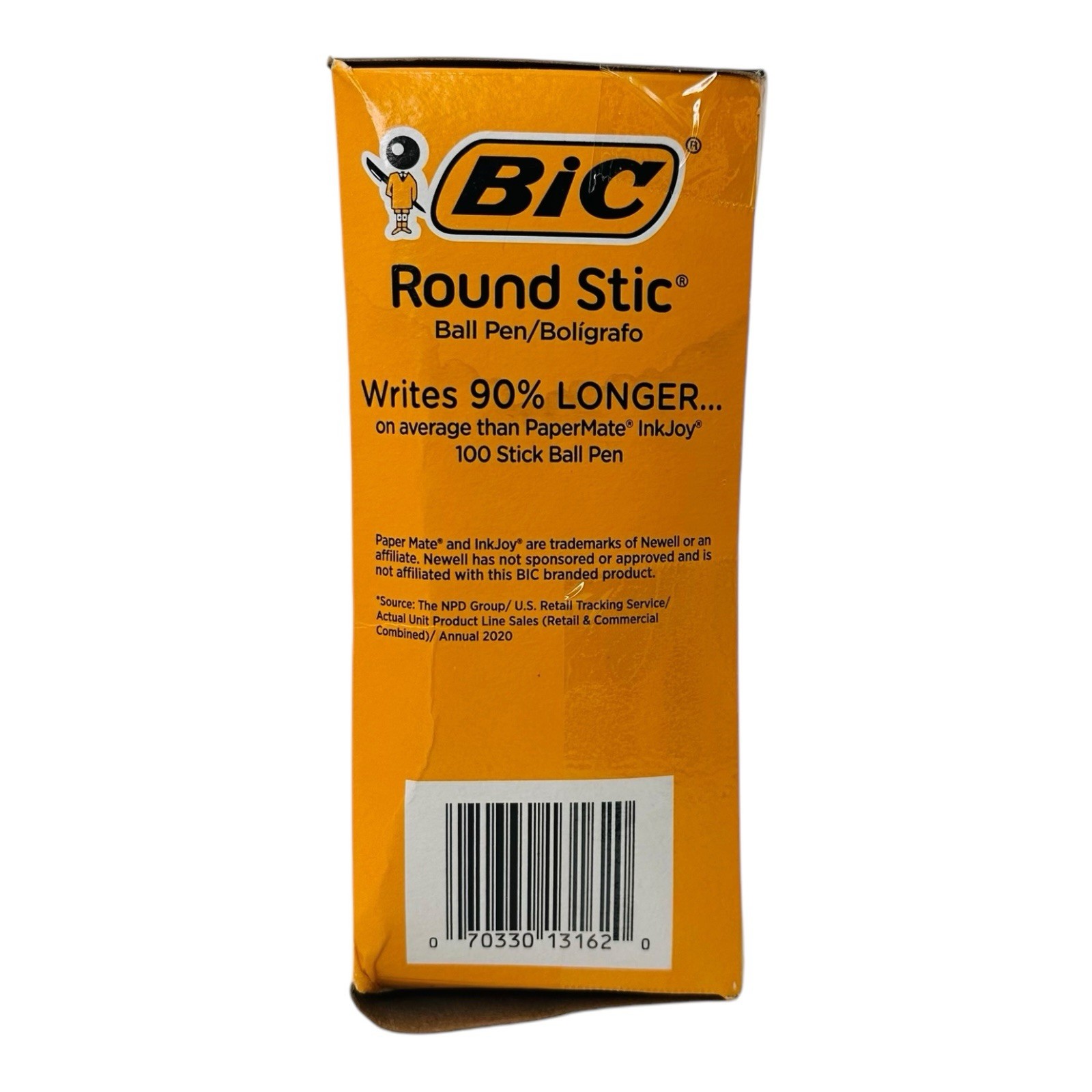 60 Pens BIC Pens Round Stic Xtra-Life Medium Point Ballpoint Pen Black Ink