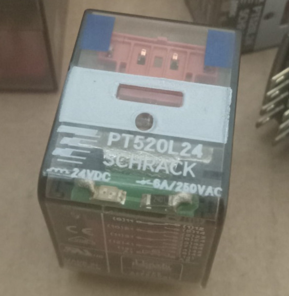 Schrack General PT520L24, General Purpose Relay, 24VDC, 6A/250VAC Lot of 30 NEW!
