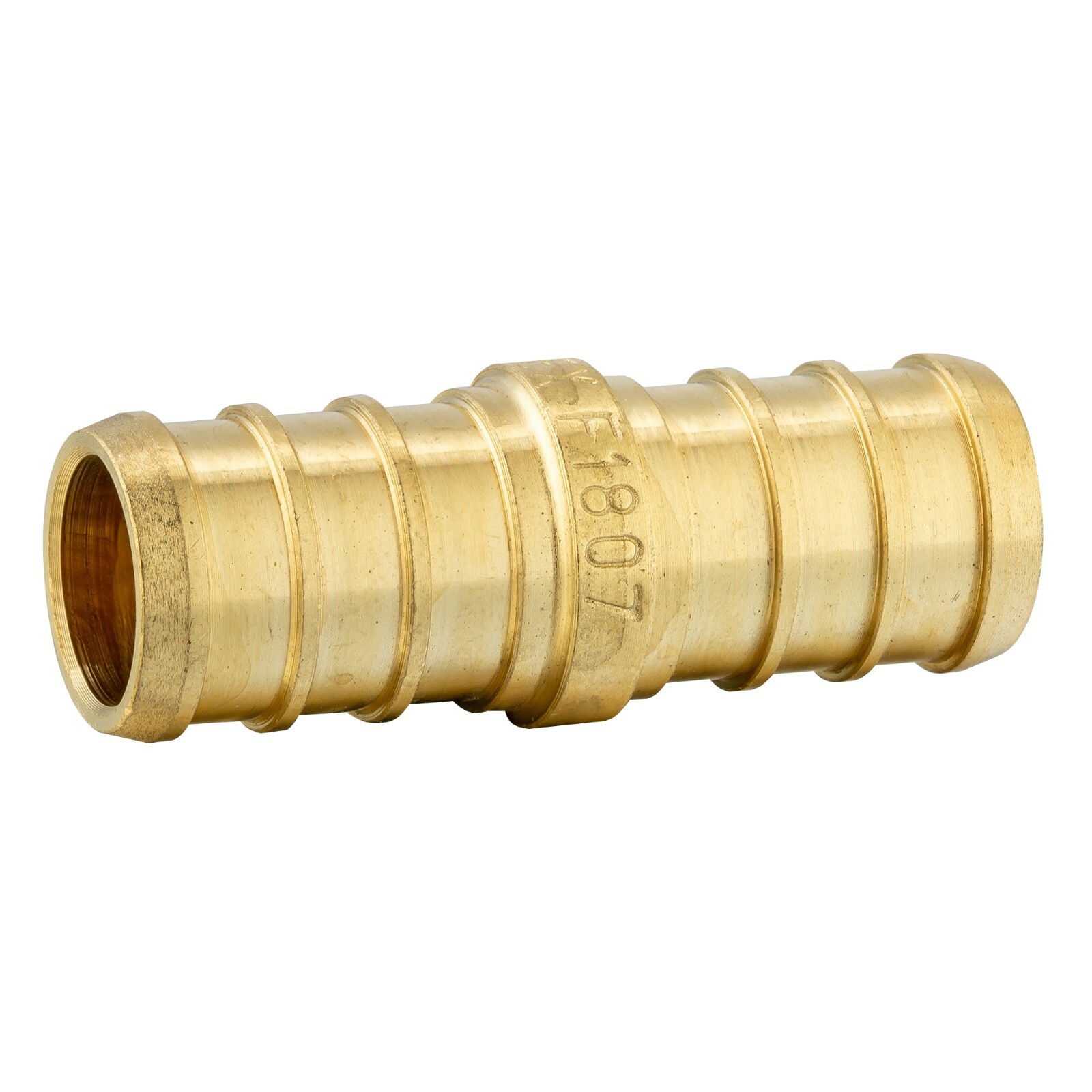 25 PCS EFIELD 1/2″ Pex Straight Coupling Brass Crimp Fitting, Lead Free-NSF